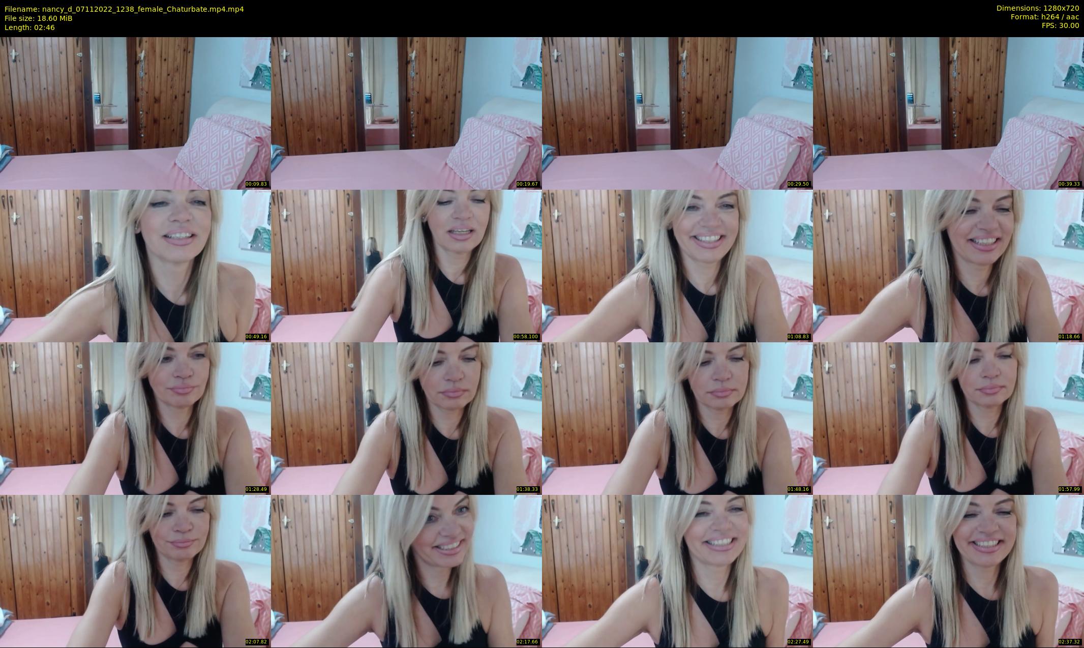 nancy_d — 3 minute Chaturbate female cam show recording, 720p, Nov 7, 2022