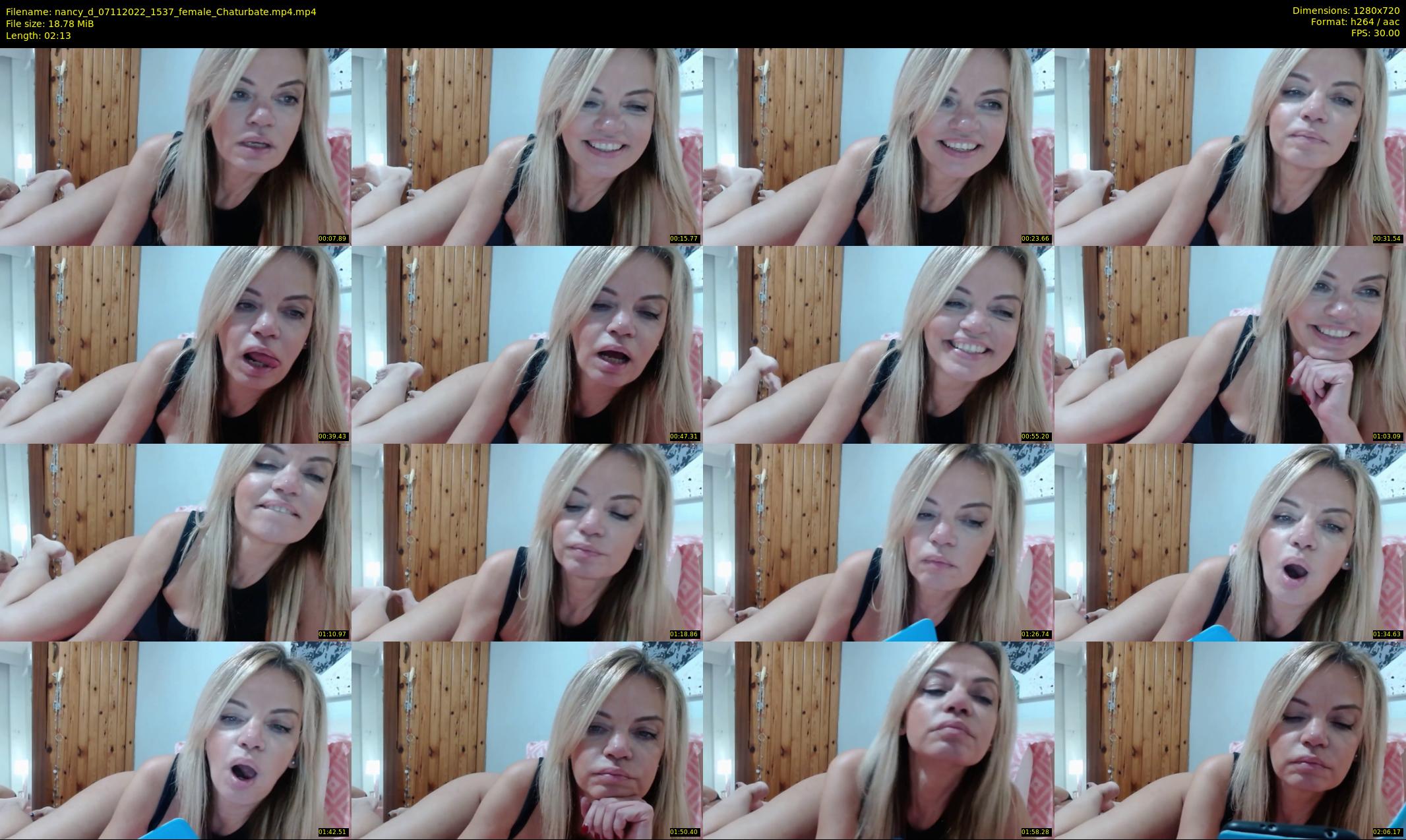 nancy_d — 3 minute Chaturbate female cam show recording, 720p, Nov 7, 2022