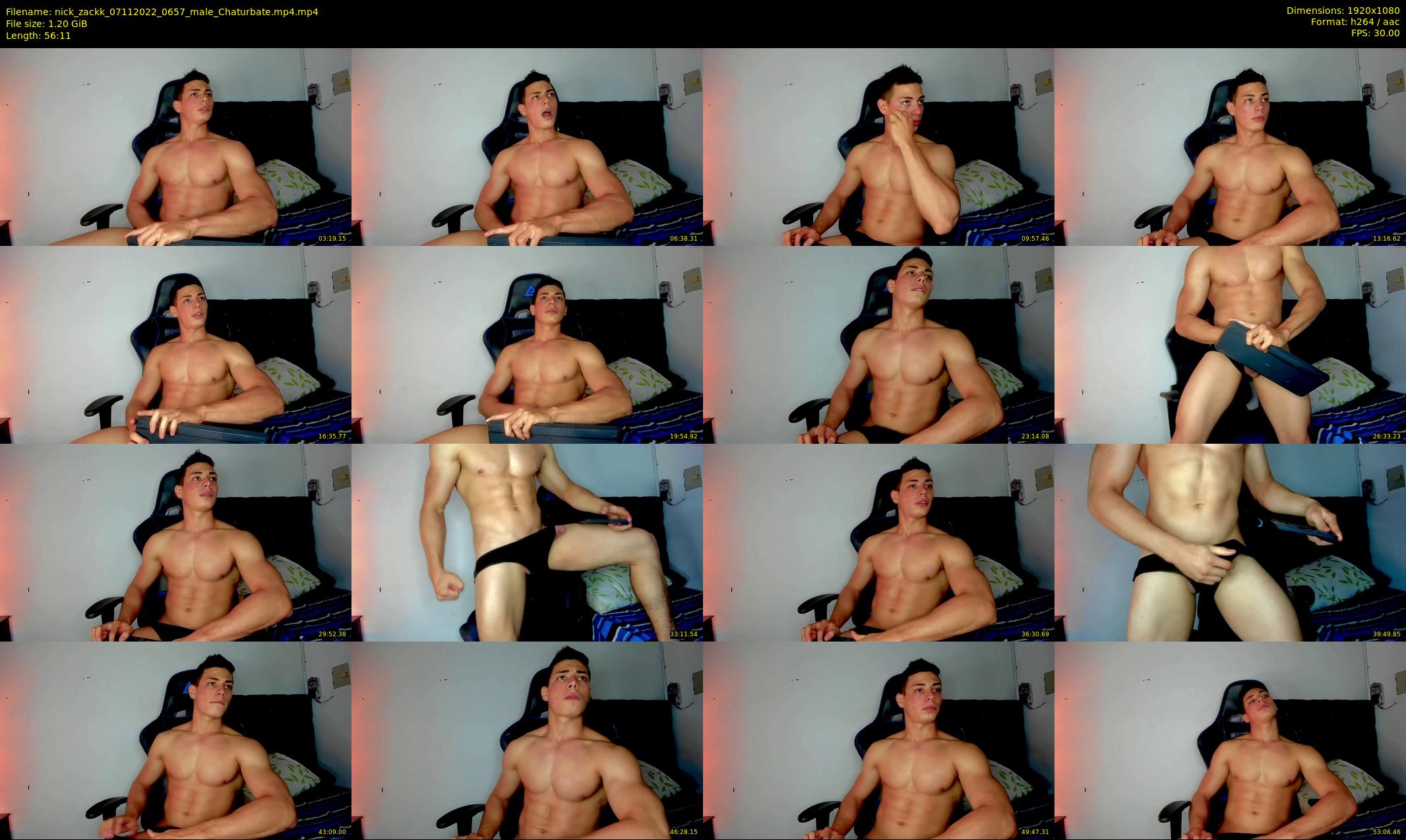 nick_zackk — 57 minute Chaturbate male cam show recording, 1080p, Nov 7, 2022