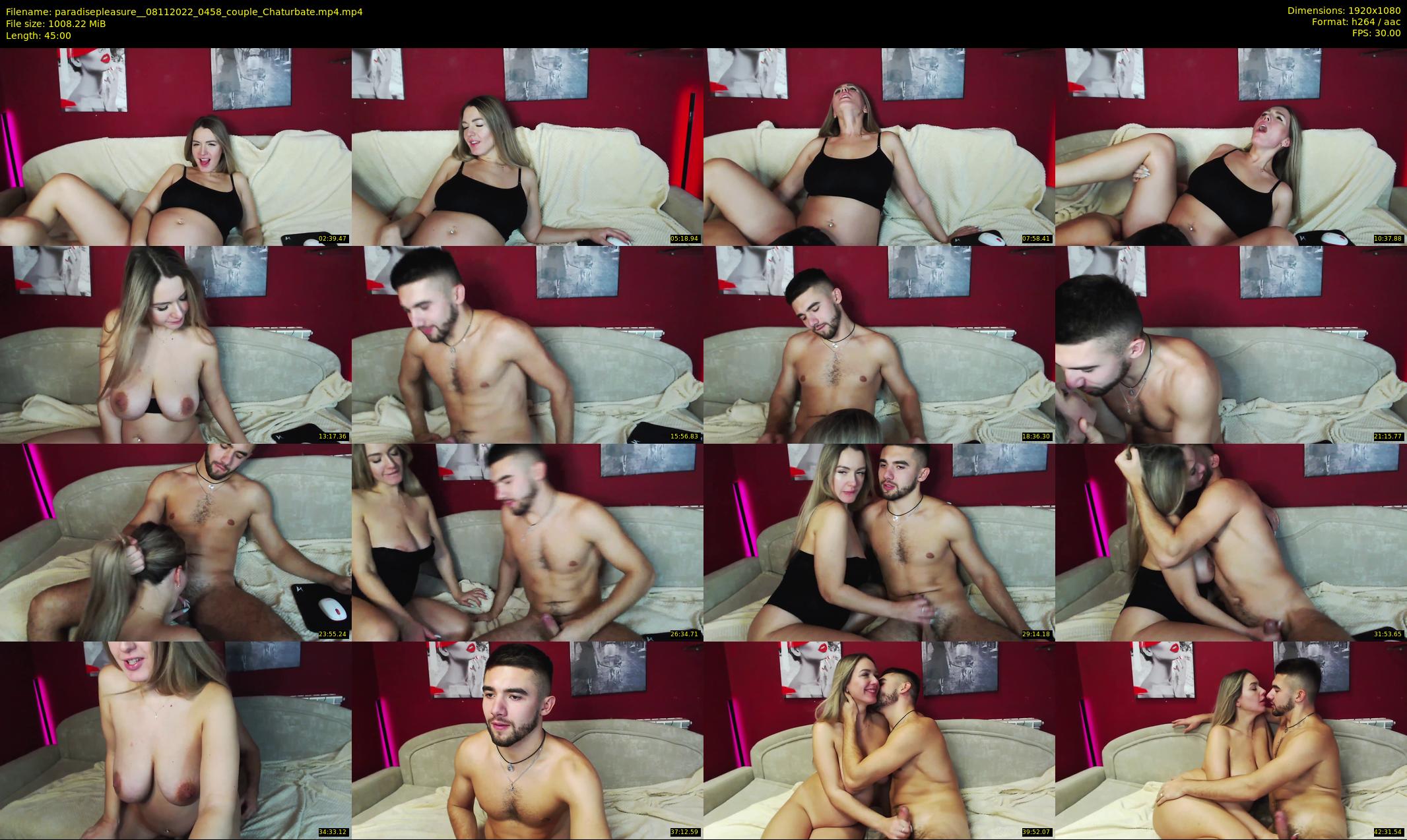 paradisepleasure_ — 45 minute Chaturbate couple cam show recording, 1080p, Nov 8, 2022