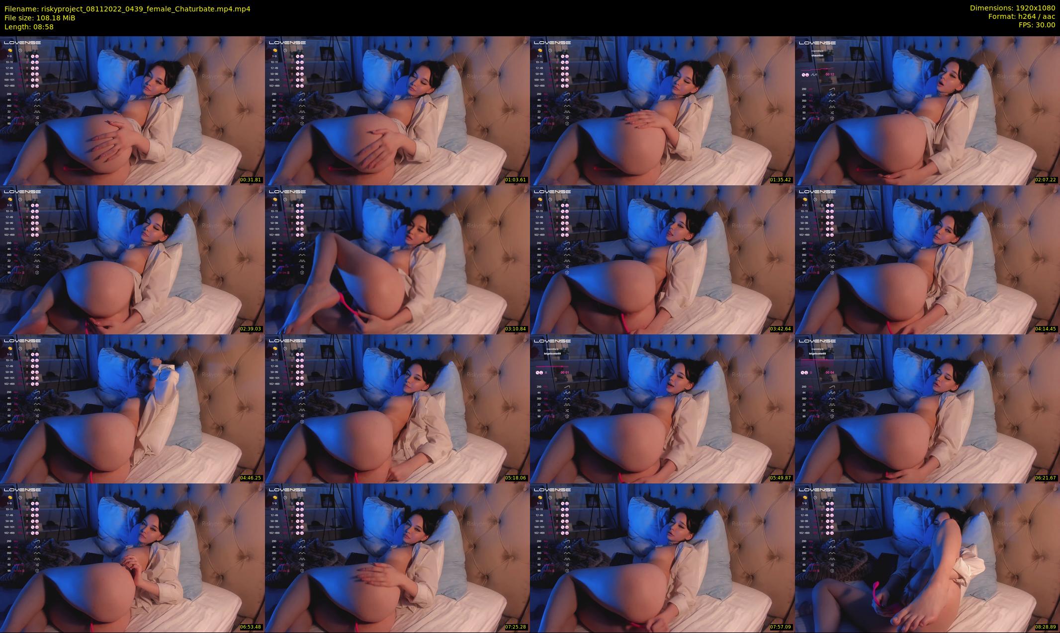 riskyproject — 9 minute Chaturbate couple cam show recording, 1080p, Nov 8, 2022