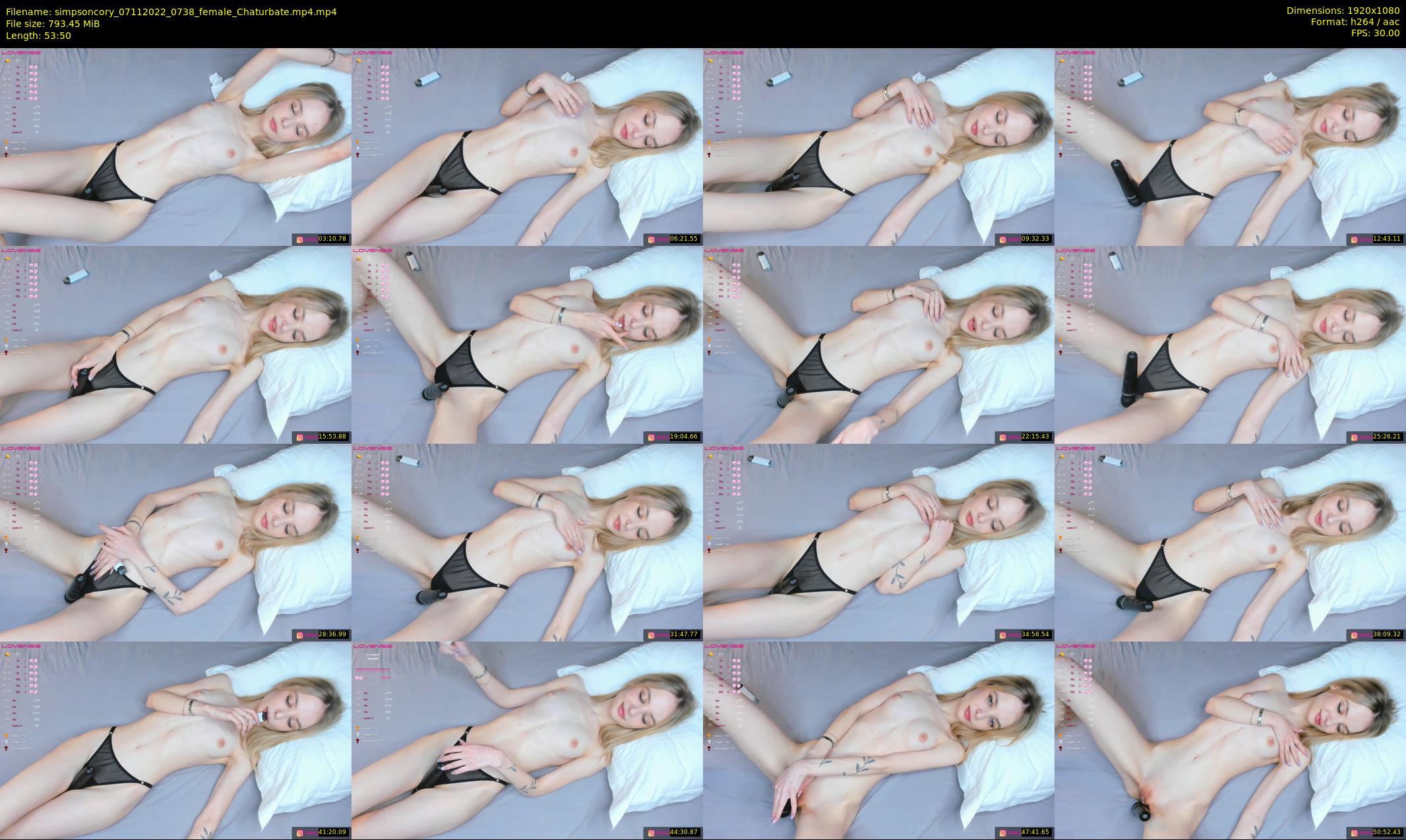 simpsoncory — 54 minute Chaturbate female cam show recording, 1080p, Nov 7, 2022