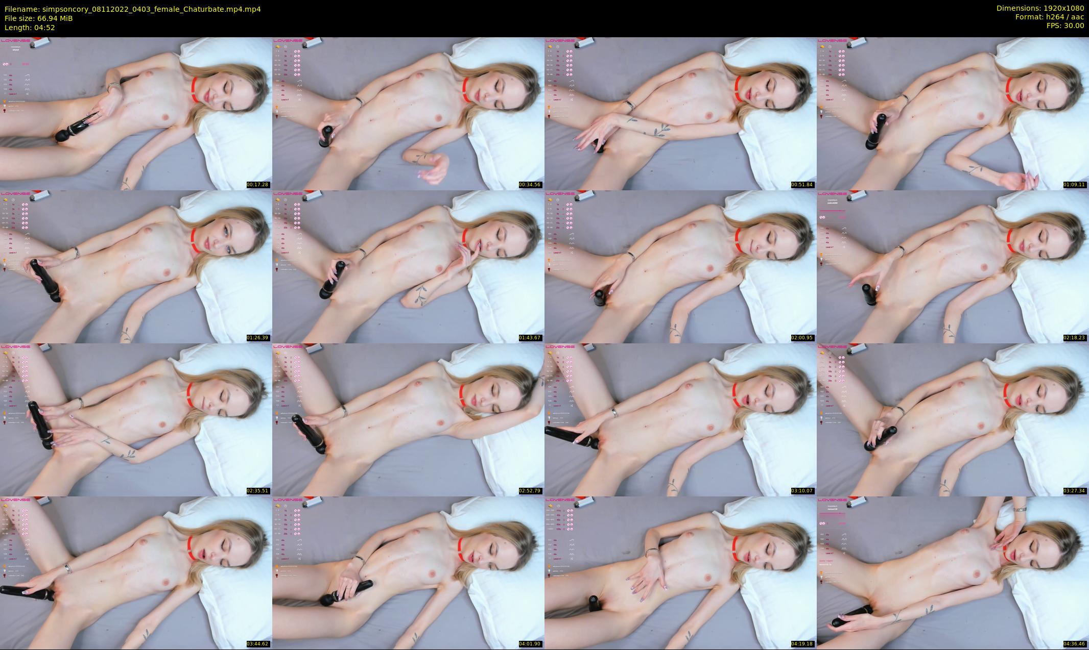 simpsoncory — 5 minute Chaturbate female cam show recording, 1080p, Nov 8, 2022