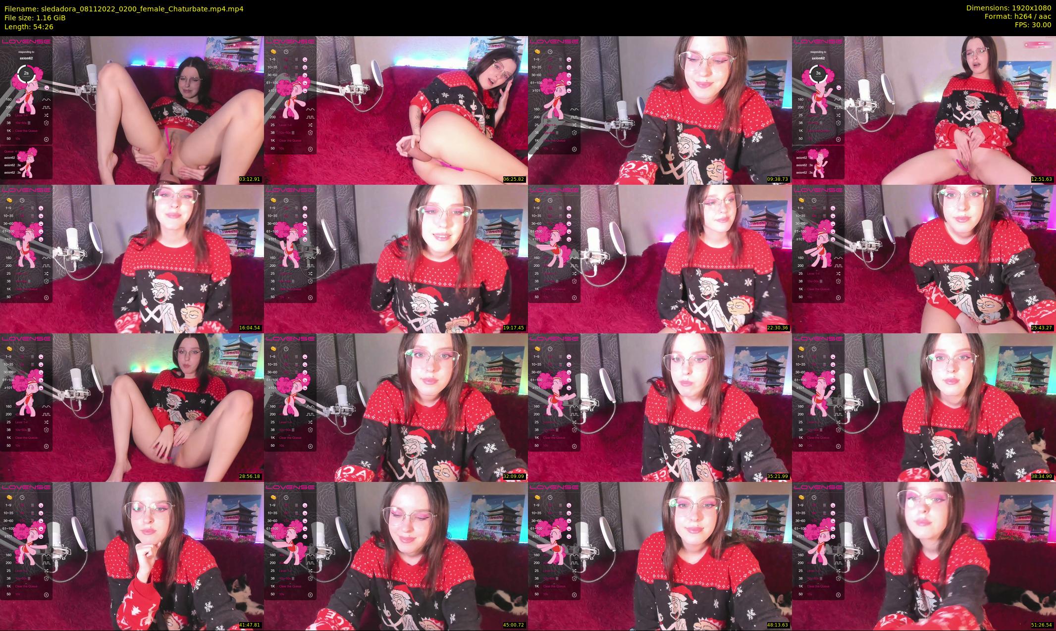 sledadora — 55 minute Chaturbate couple cam show recording, 1080p, Nov 8, 2022