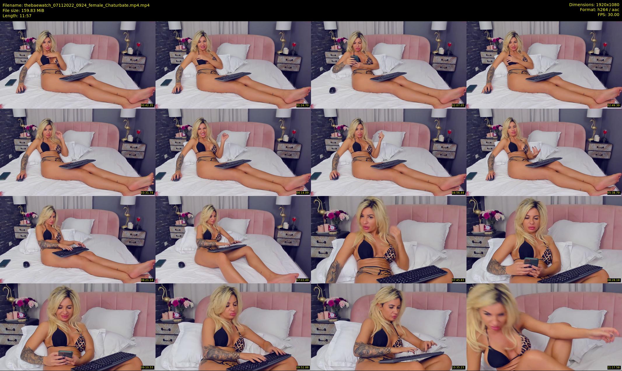 thebaewatch — 12 minute Chaturbate female cam show recording, 1080p, Nov 7, 2022