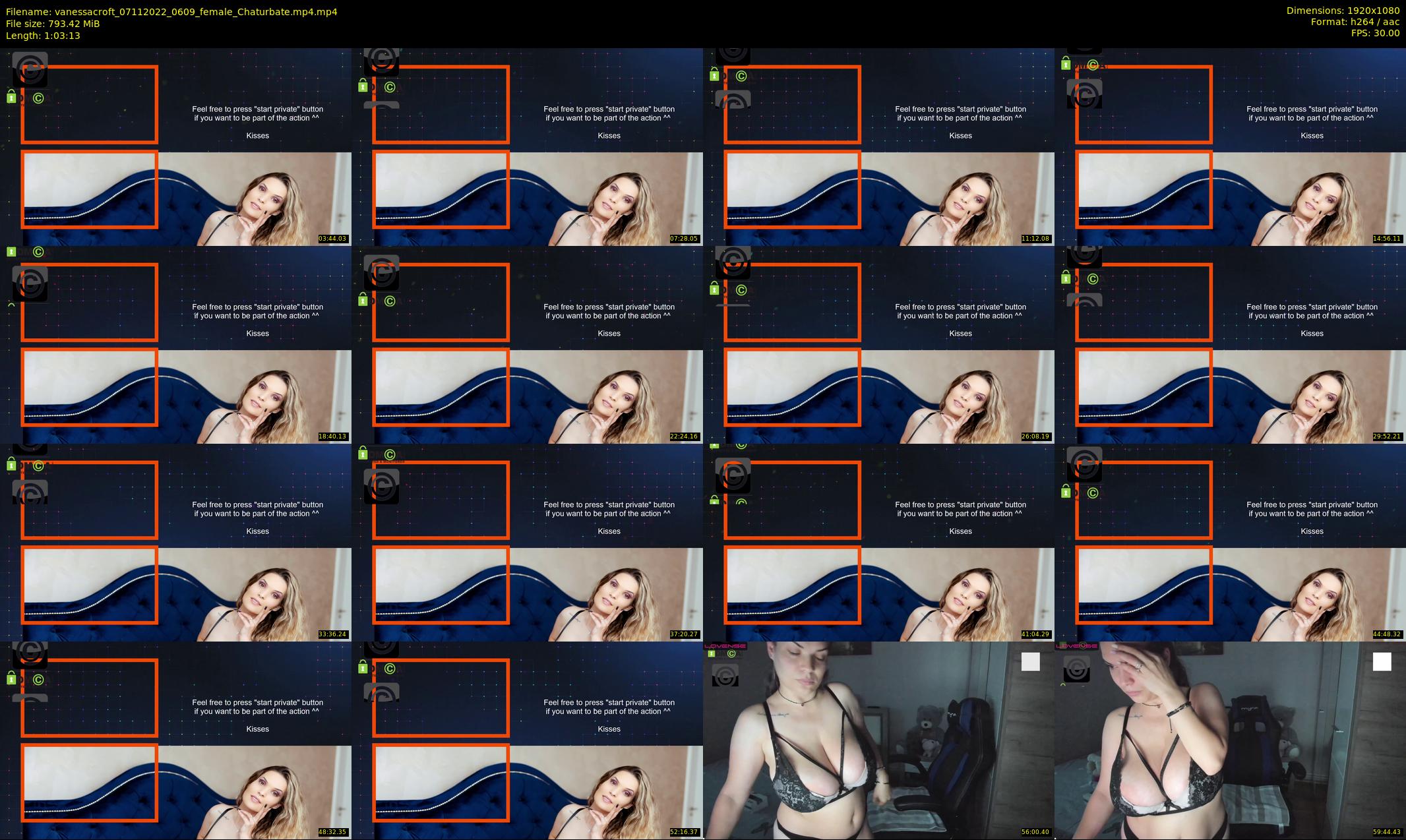 vanessacroft — 64 minute Chaturbate female cam show recording, 1080p, Nov 7, 2022