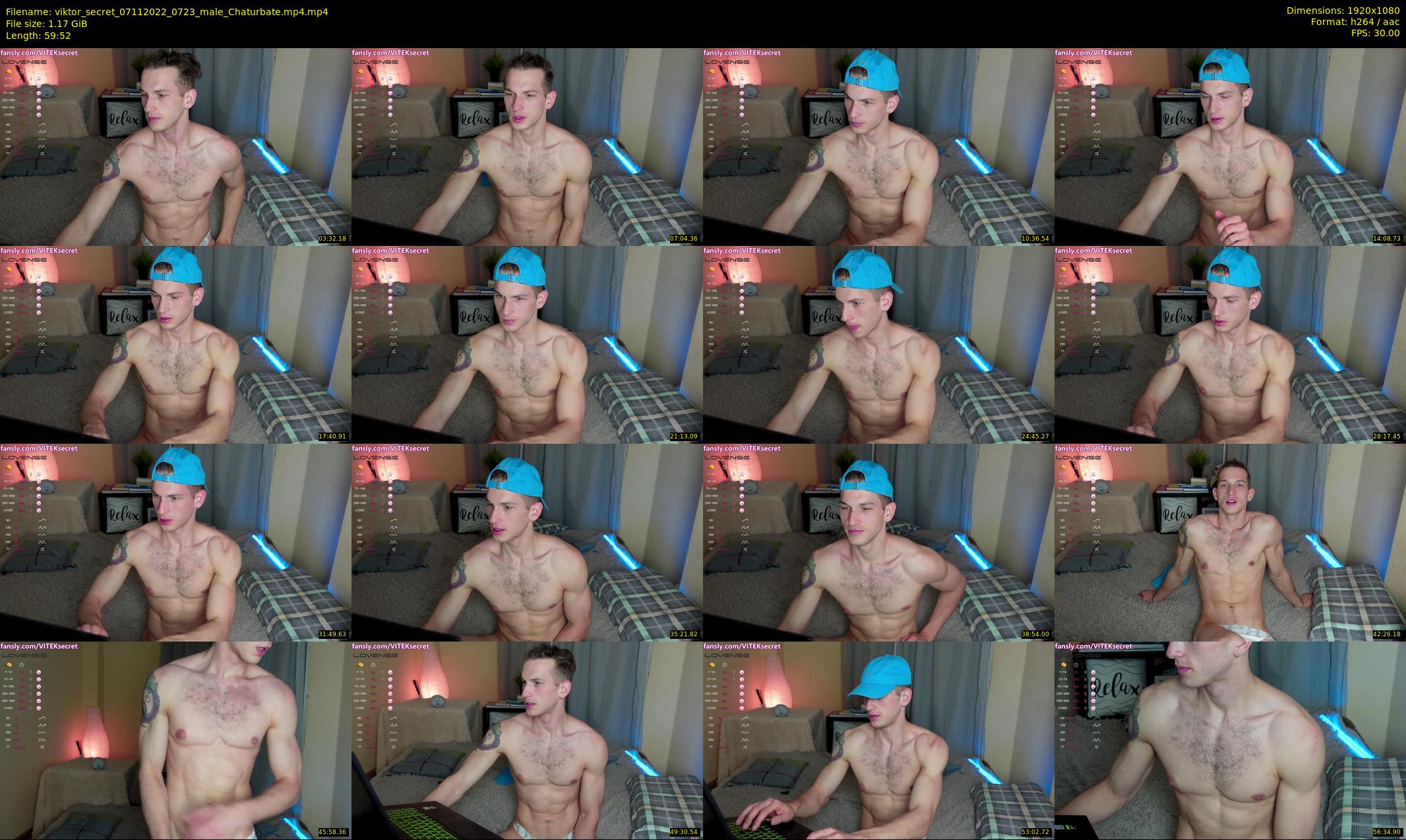 viktor_secret — 60 minute Chaturbate male cam show recording, 1080p, Nov 7, 2022