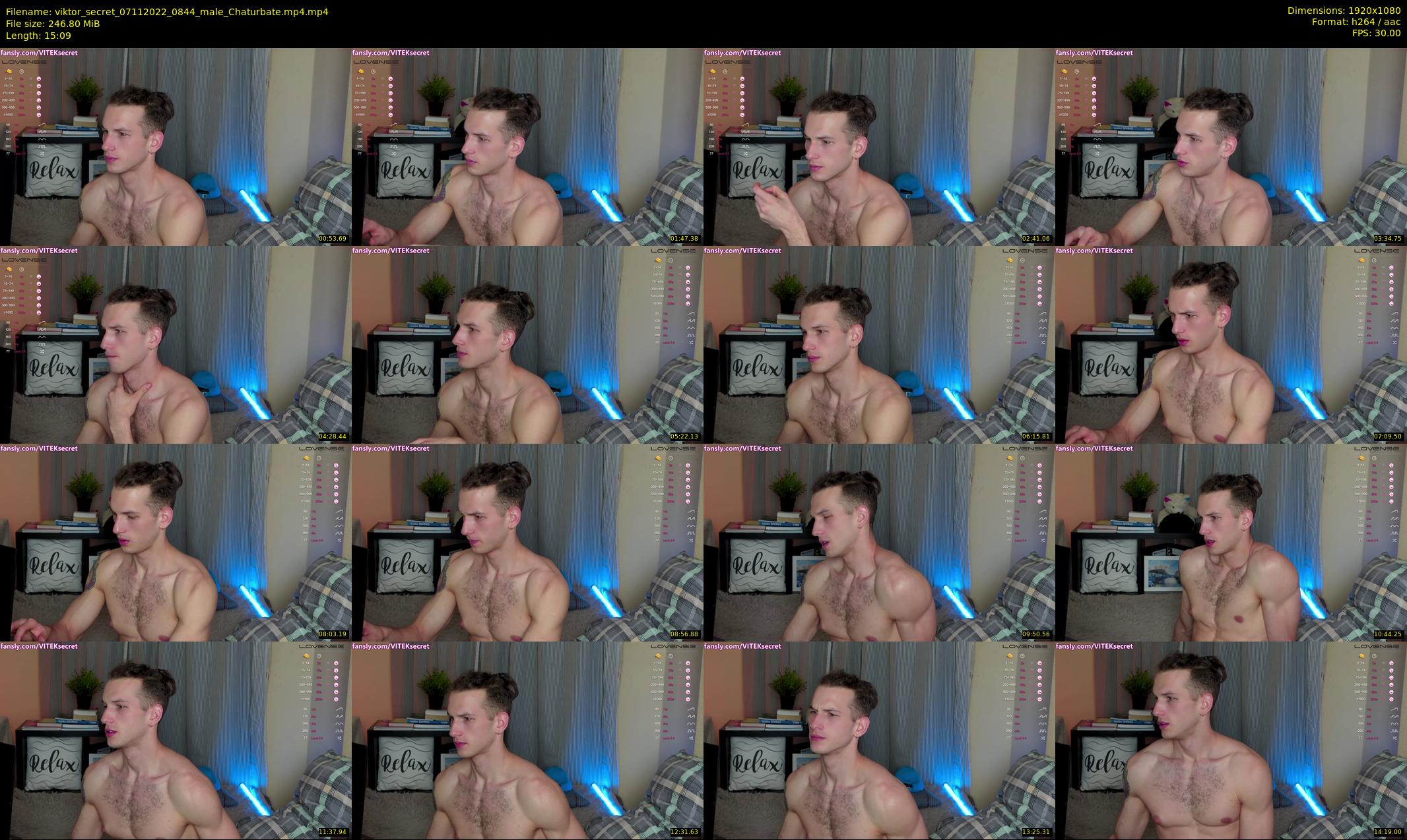 viktor_secret — 16 minute Chaturbate male cam show recording, 1080p, Nov 7, 2022