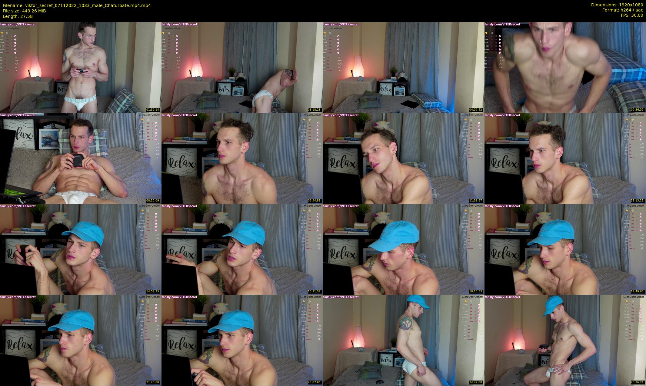 viktor_secret — 28 minute Chaturbate male cam show recording, 1080p, Nov 7, 2022