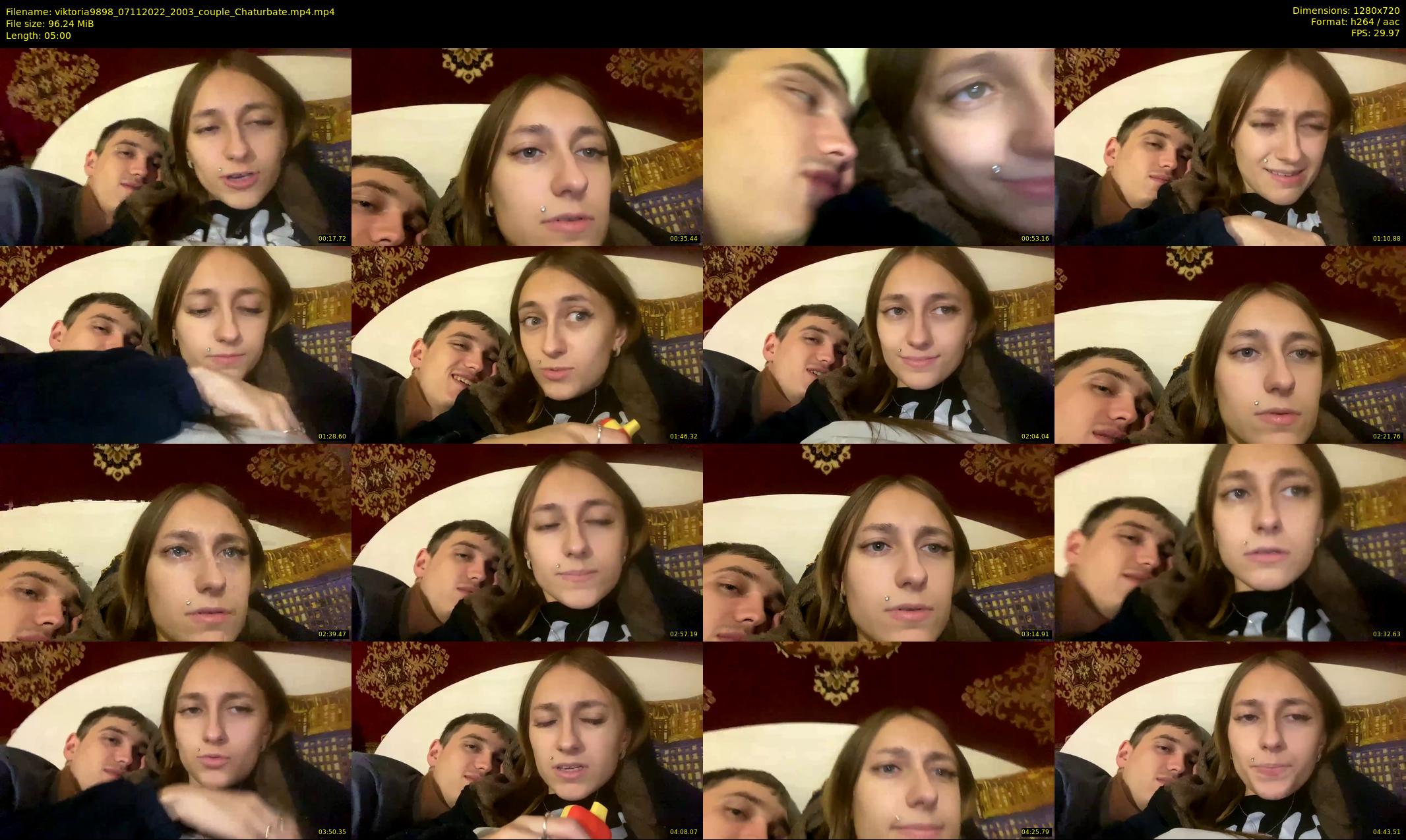 viktoria9898 — 5 minute Chaturbate couple cam show recording, 720p, Nov 7, 2022