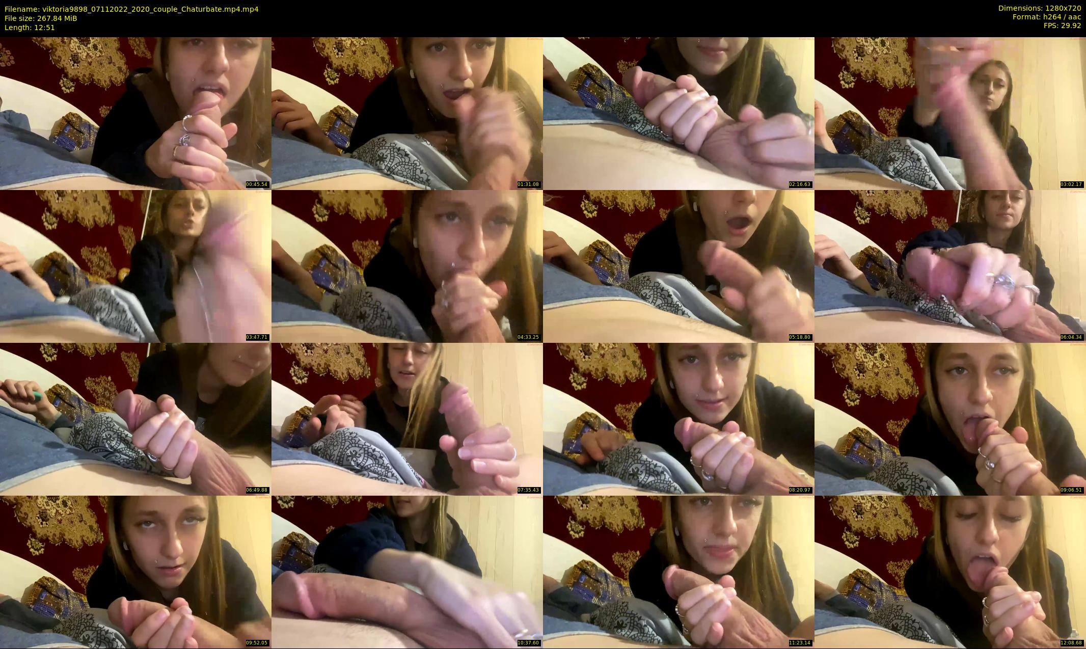 viktoria9898 — 13 minute Chaturbate couple cam show recording, 720p, Nov 7, 2022