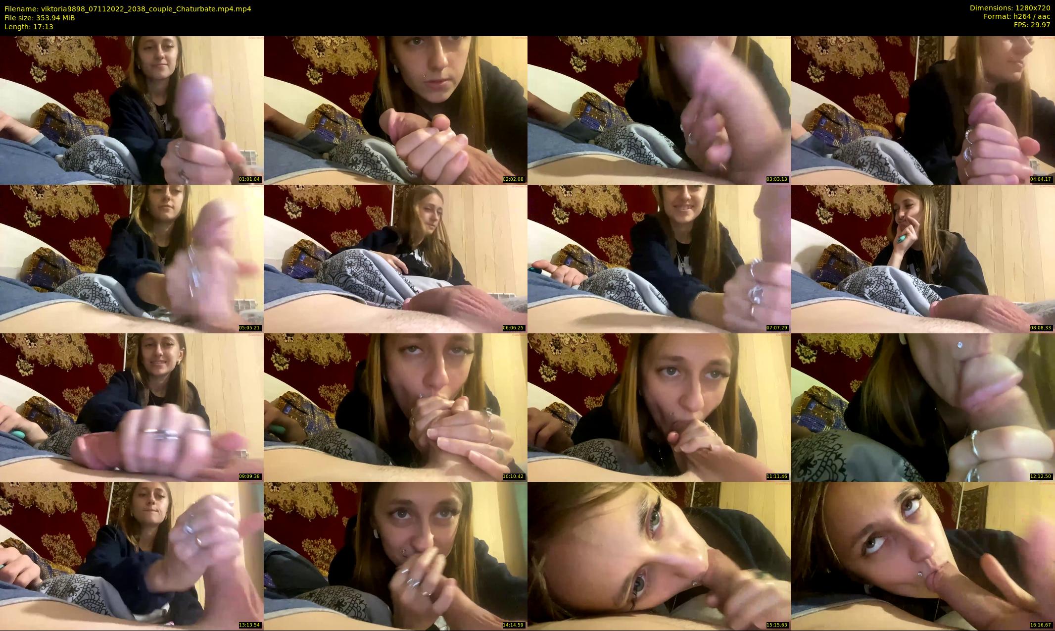 viktoria9898 — 18 minute Chaturbate couple cam show recording, 720p, Nov 7, 2022