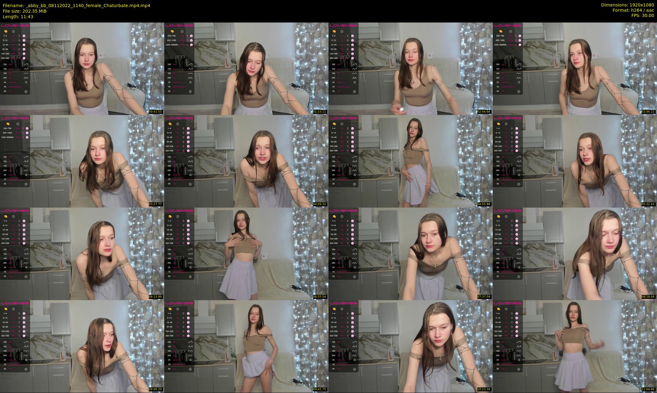 _abby_bb — 12 minute Chaturbate female cam show recording, 1080p, Nov 8, 2022