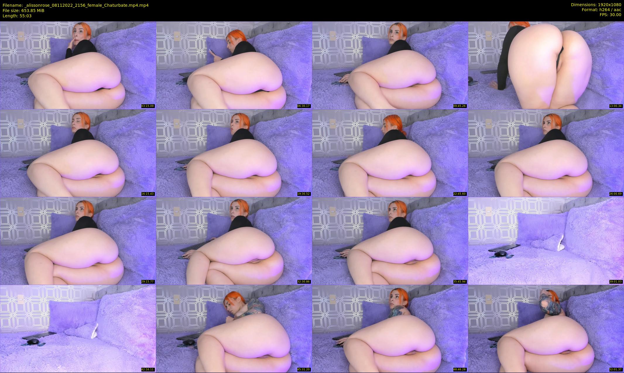 _alissonrose — 56 minute Chaturbate female cam show recording, 1080p, Nov 8, 2022