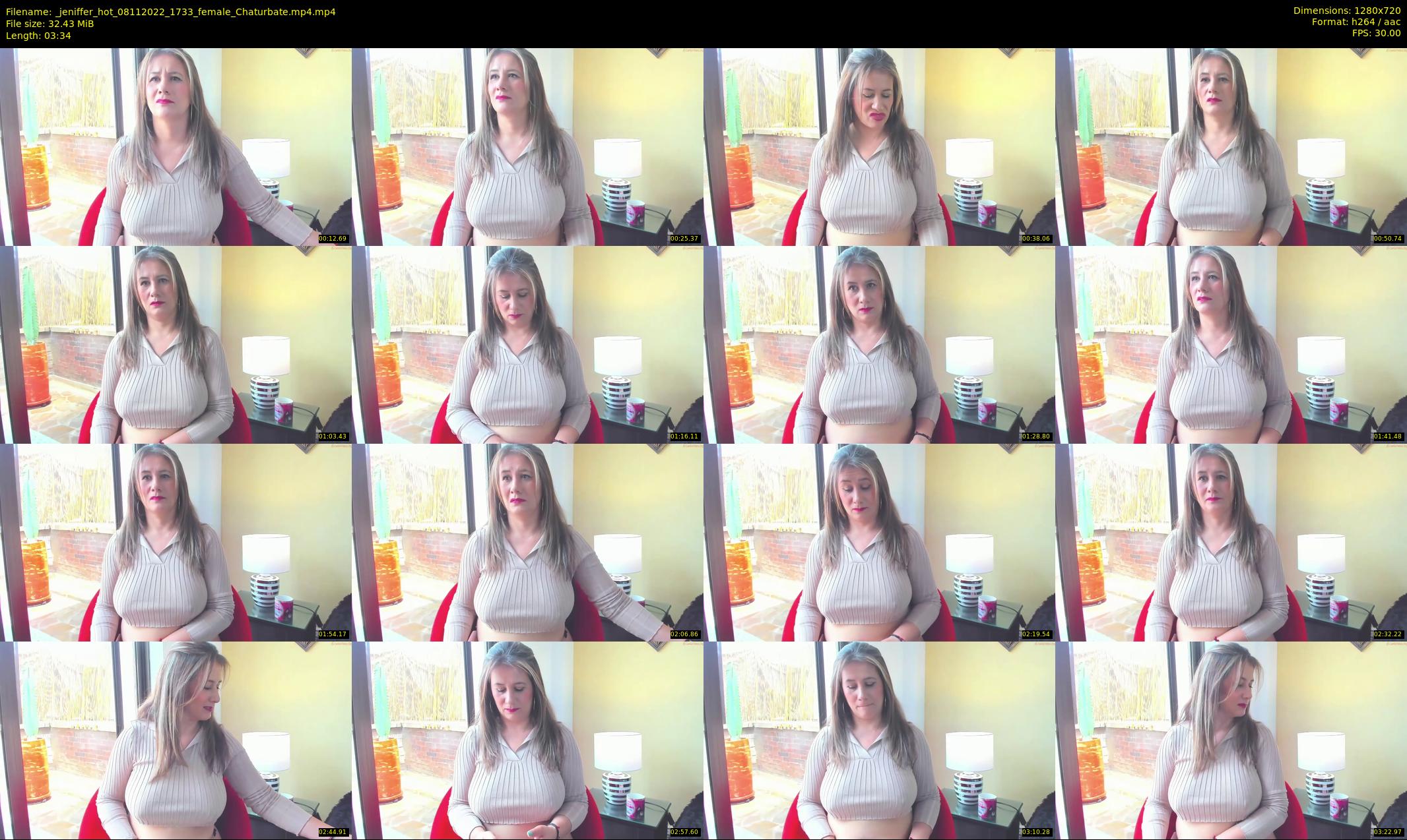 _jeniffer_hot — 4 minute Chaturbate female cam show recording, 720p, Nov 8, 2022