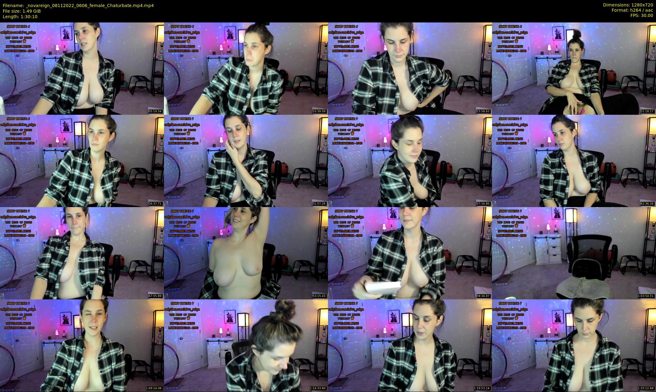 _novareign — 91 minute Chaturbate female cam show recording, 720p, Nov 8, 2022