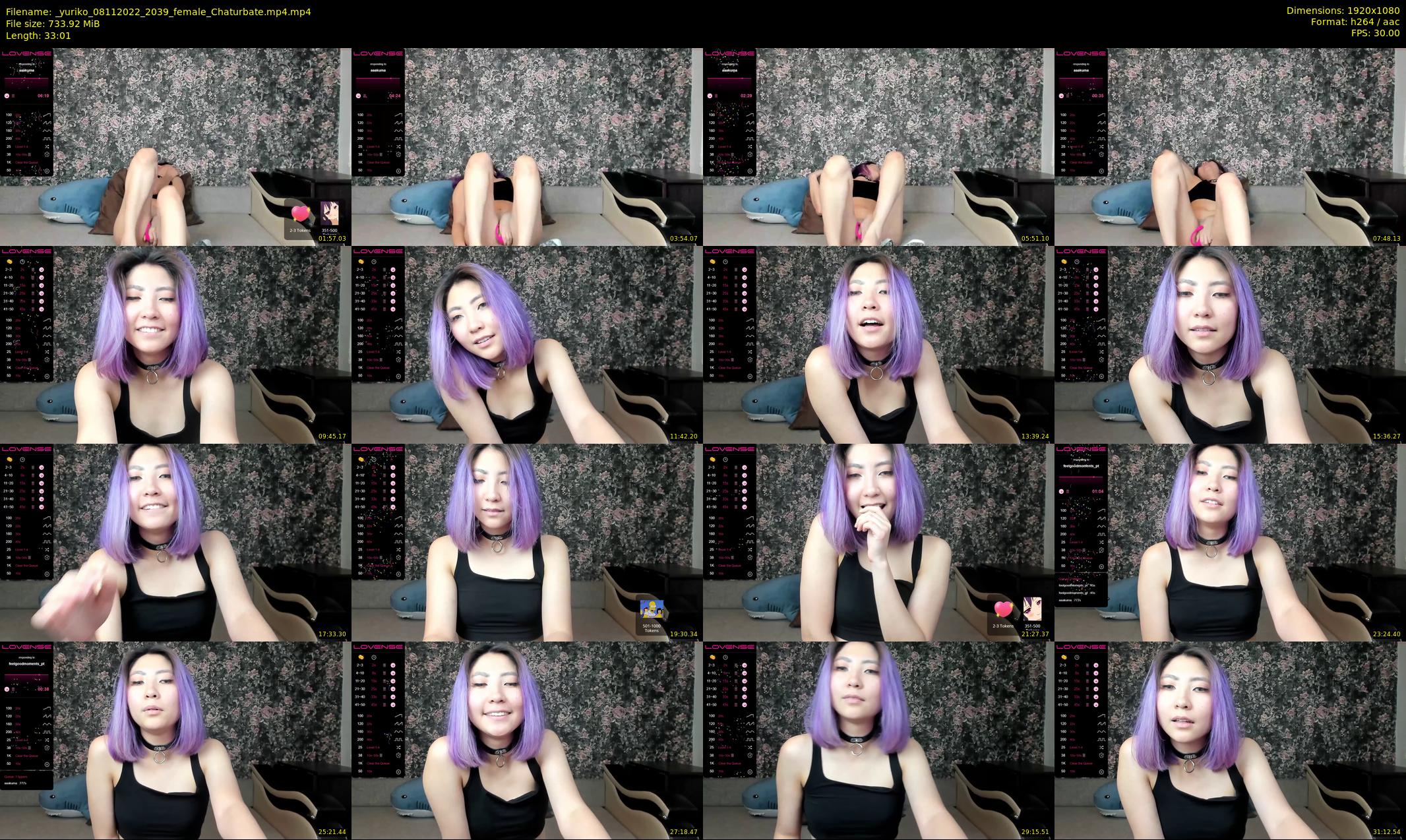 _yuriko — 34 minute Chaturbate female cam show recording, 1080p, Nov 8, 2022