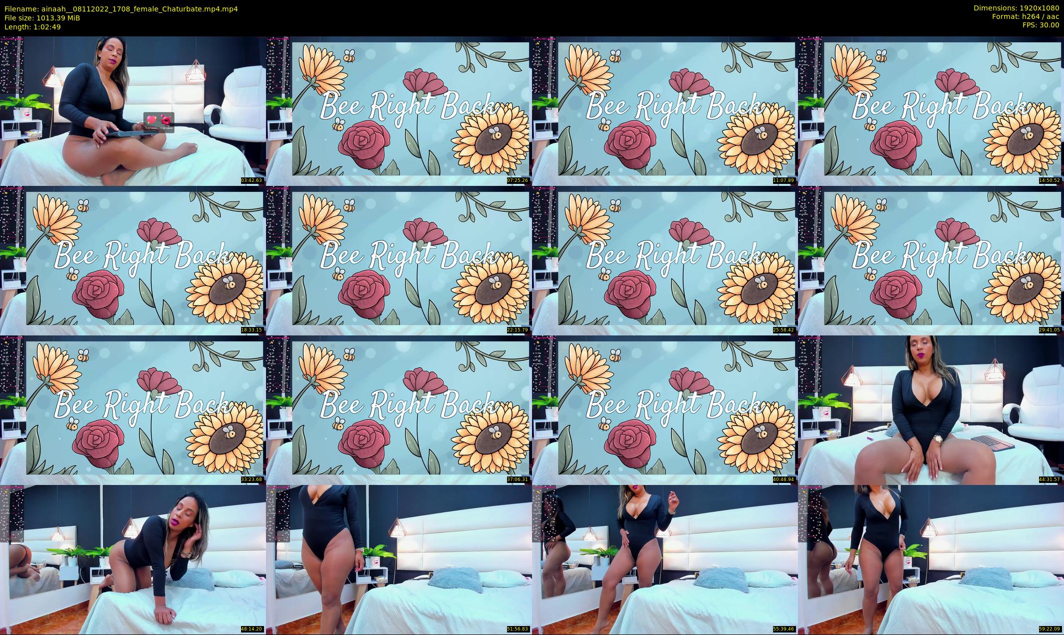 ainaah_ — 63 minute Chaturbate female cam show recording, 1080p, Nov 8, 2022