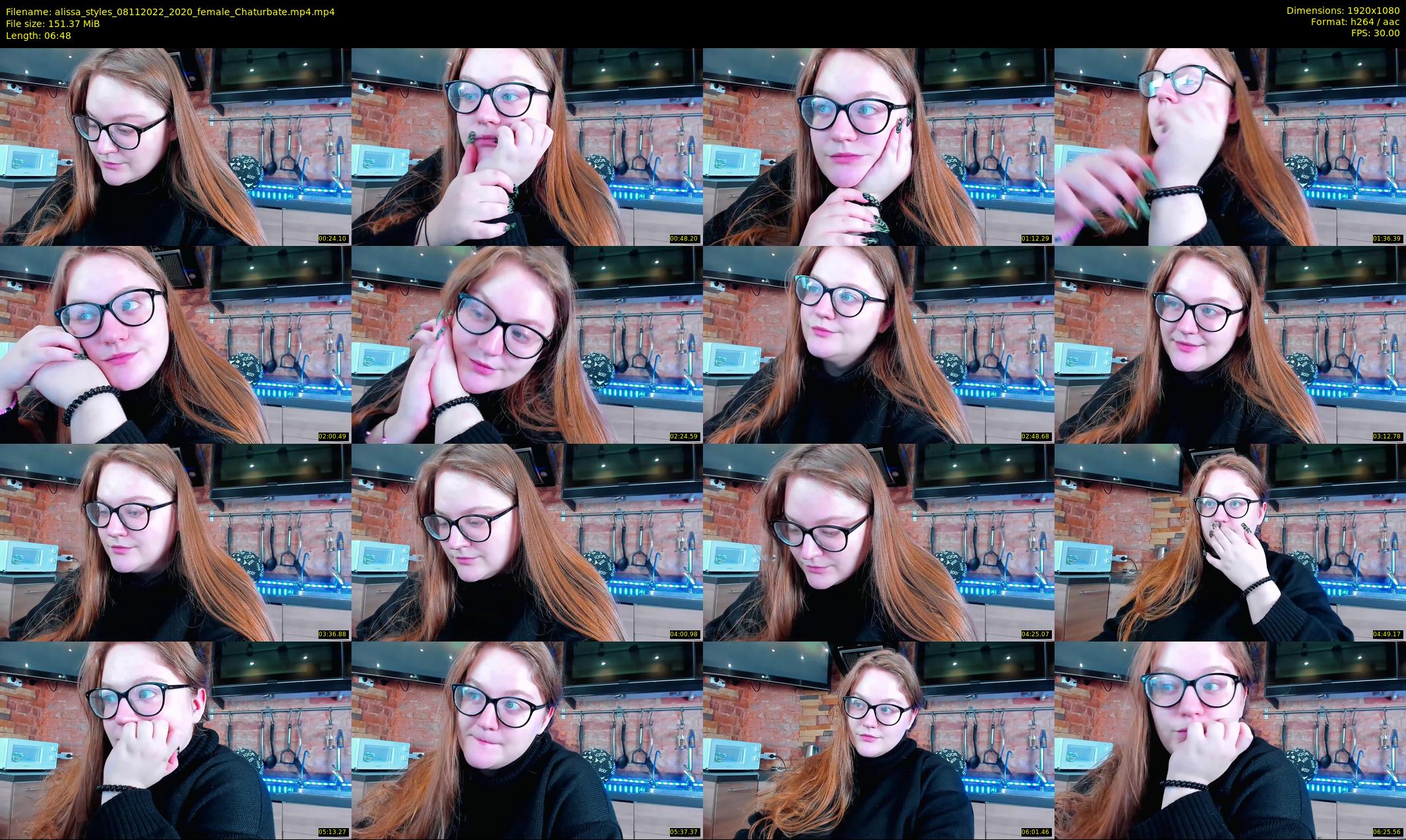 alissa_styles — 7 minute Chaturbate female cam show recording, 1080p, Nov 8, 2022