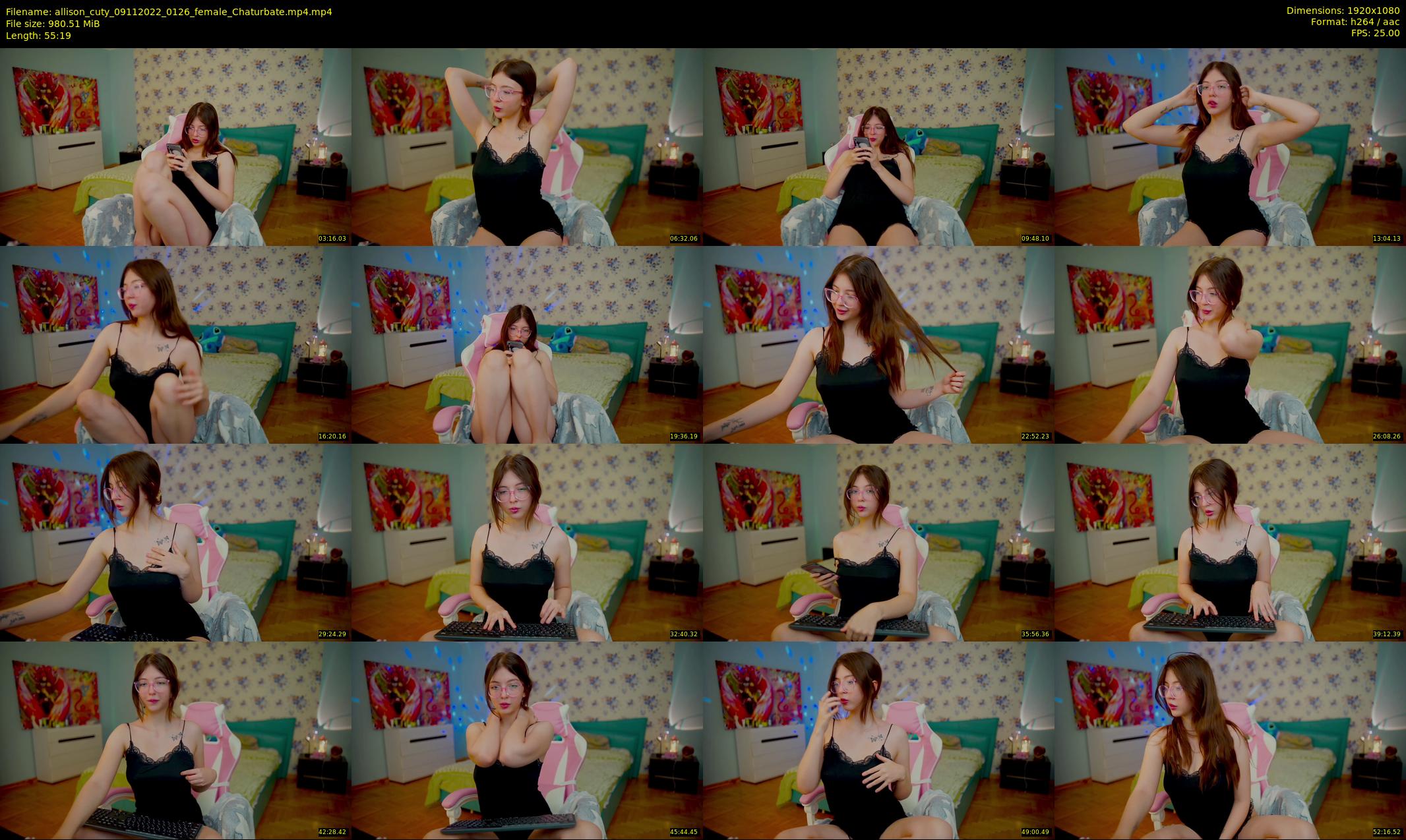 allison_cuty — 56 minute Chaturbate female cam show recording, 1080p, Nov 9, 2022