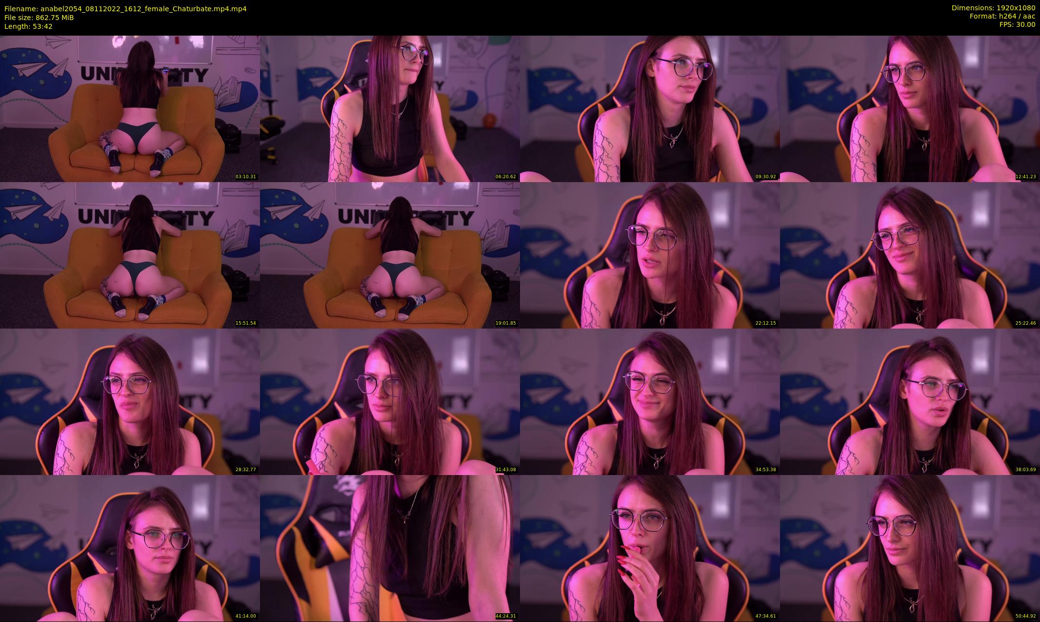anabel2054 — 54 minute Chaturbate female cam show recording, 1080p, Nov 8, 2022