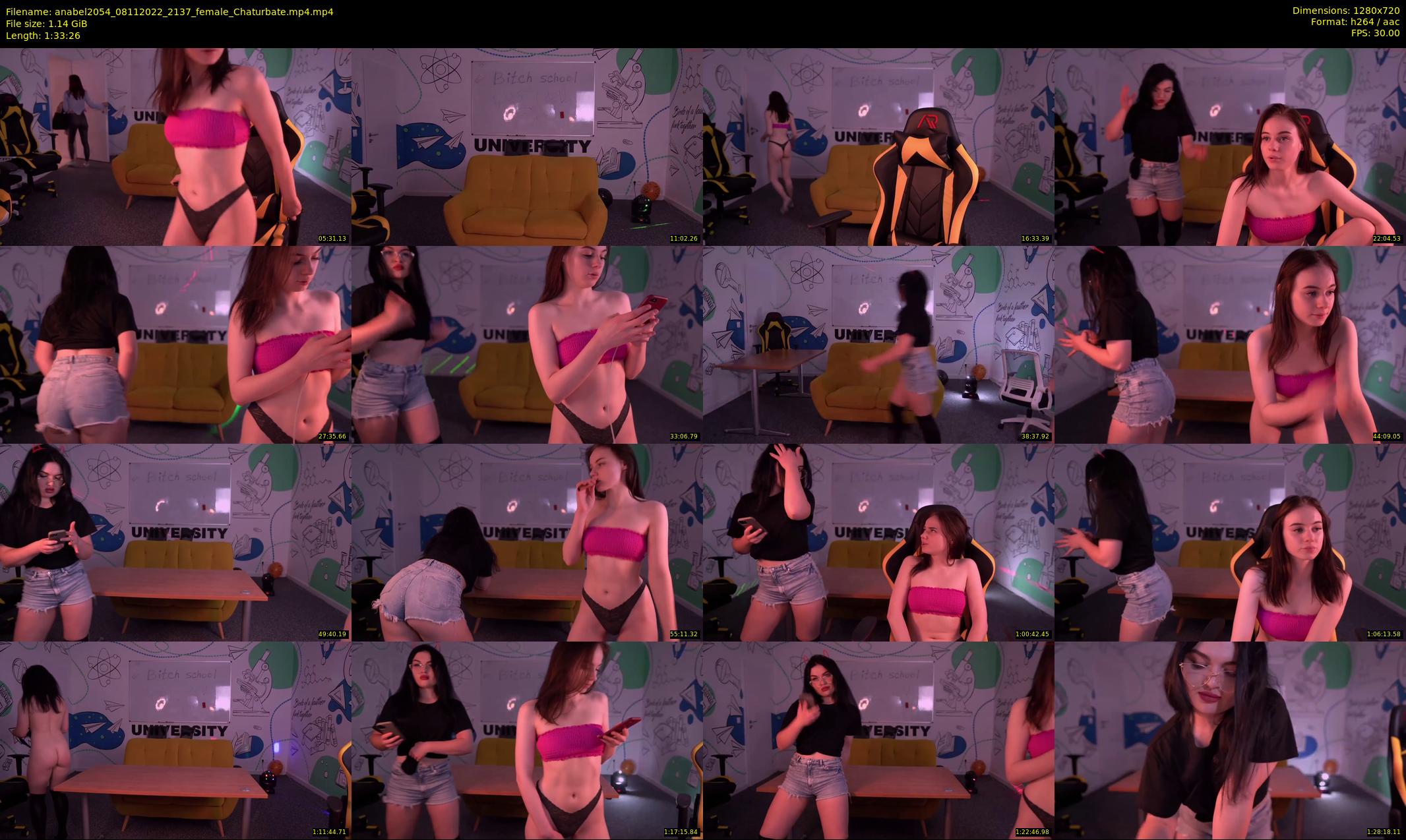 anabel2054 — 94 minute Chaturbate female cam show recording, 720p, Nov 8, 2022