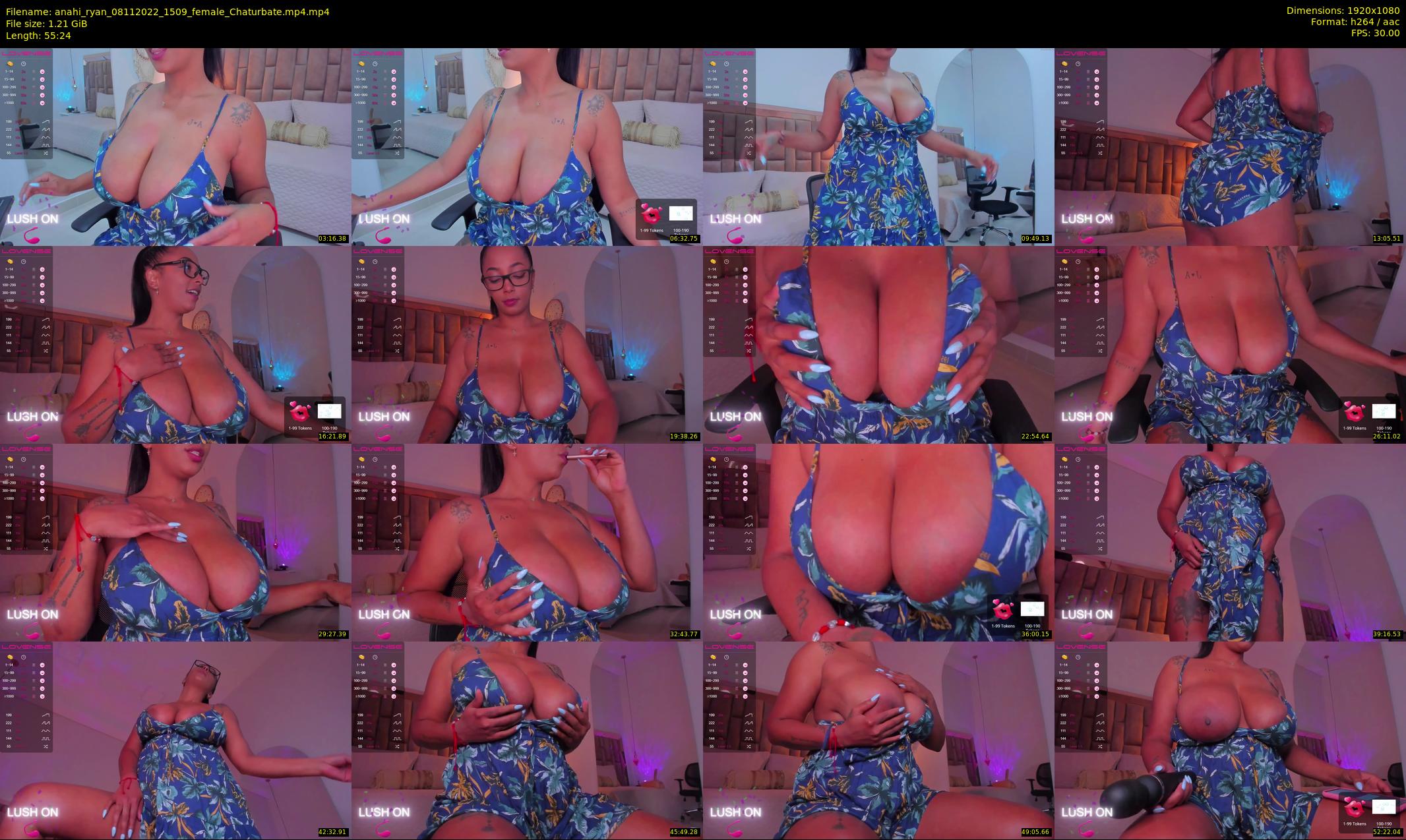 anahi_ryan — 56 minute Chaturbate female cam show recording, 1080p, Nov 8, 2022