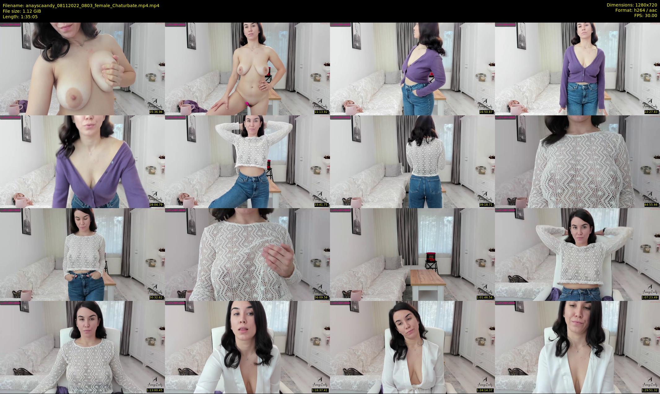 anayscaandy — 96 minute Chaturbate female cam show recording, 720p, Nov 8, 2022