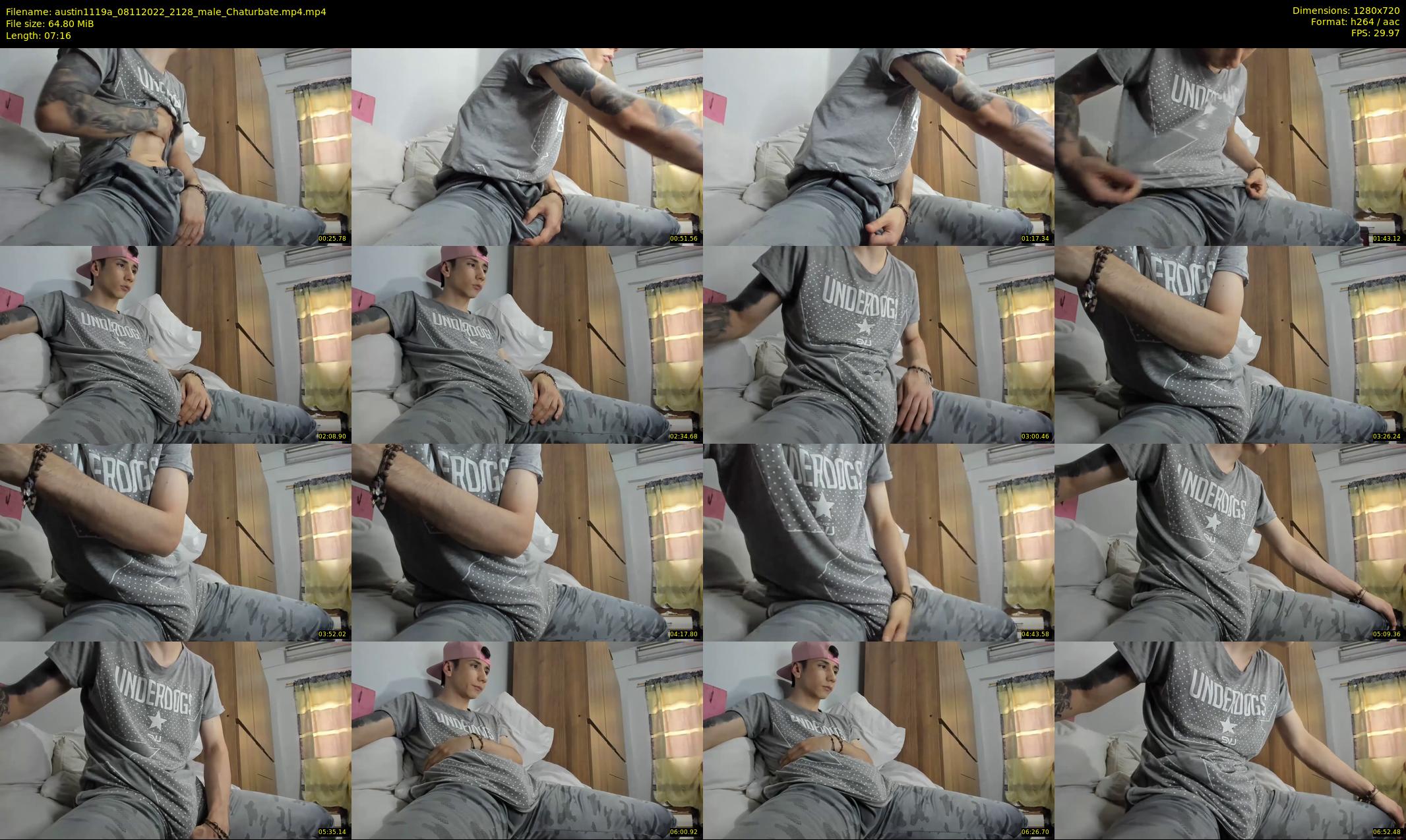 austin1119a — 8 minute Chaturbate male cam show recording, 720p, Nov 8, 2022