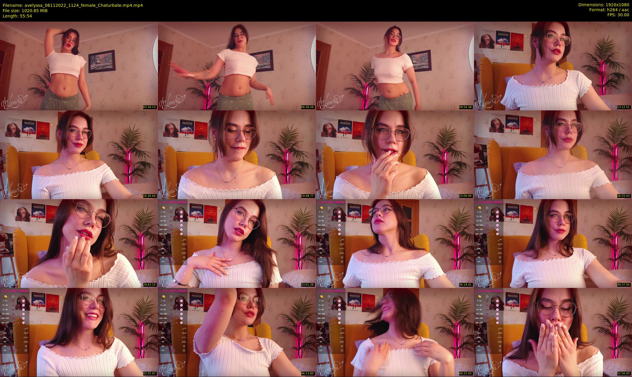 avelyssa — 56 minute Chaturbate female cam show recording, 1080p, Nov 8, 2022