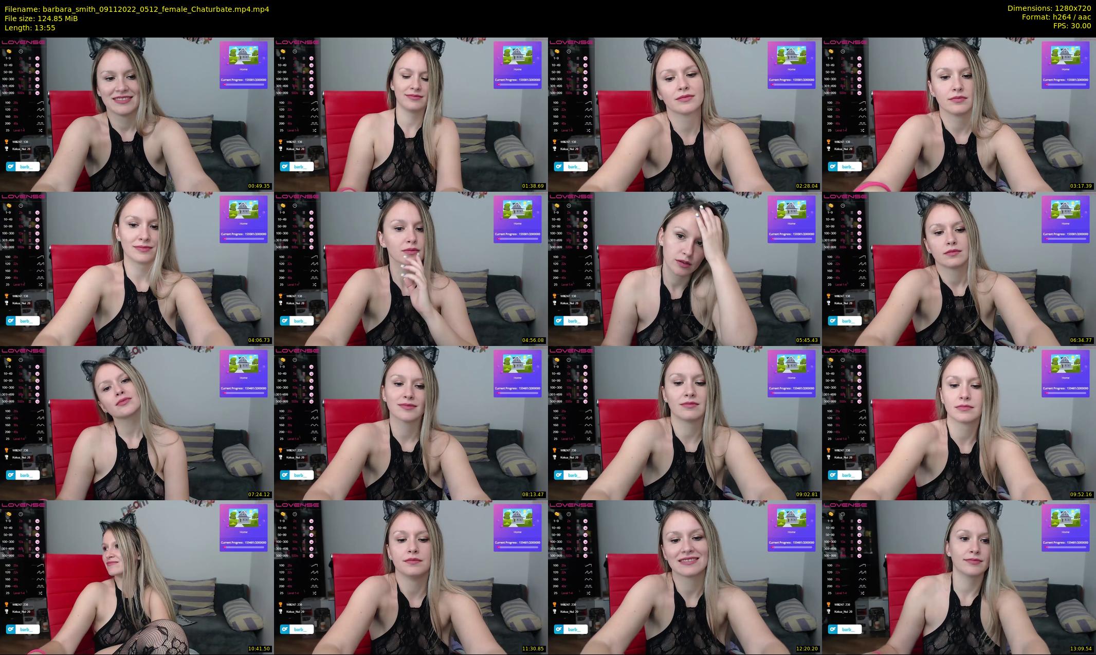 barbara_smith — 14 minute Chaturbate female cam show recording, 720p, Nov 9, 2022
