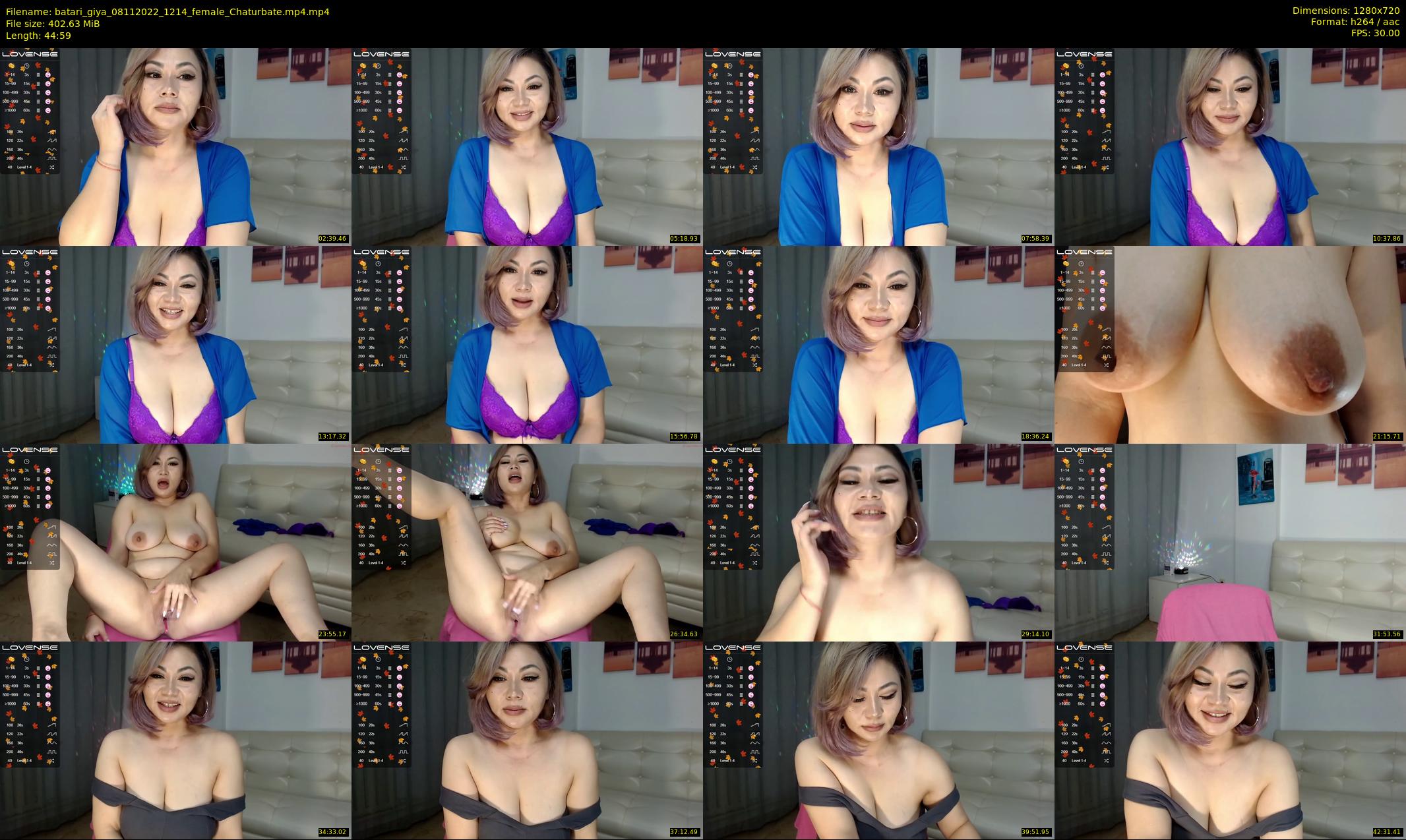 batari_giya — 45 minute Chaturbate female cam show recording, 720p, Nov 8, 2022