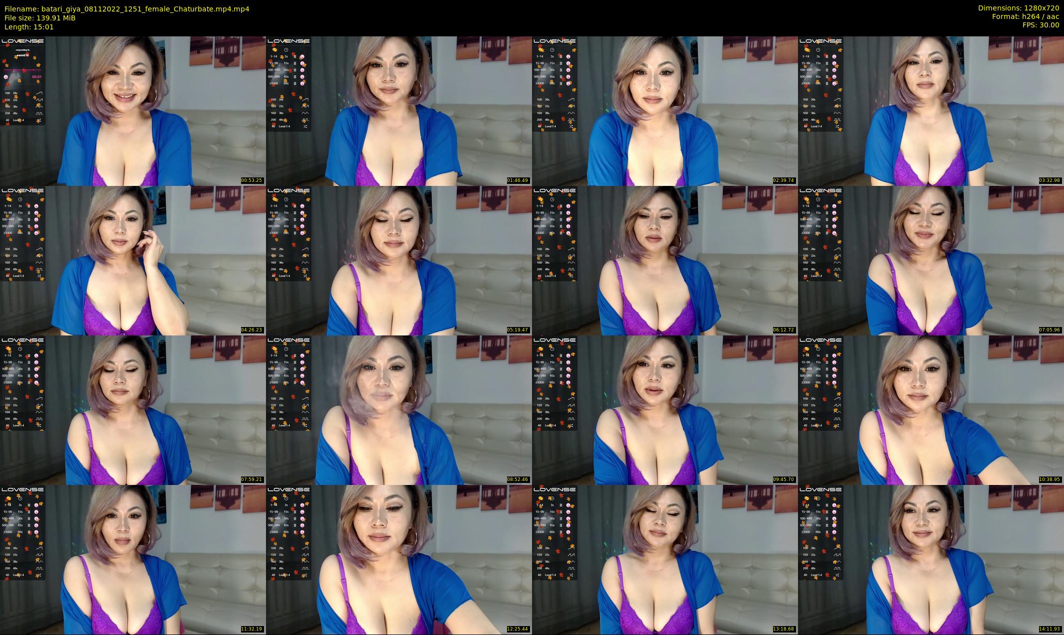 batari_giya — 16 minute Chaturbate female cam show recording, 720p, Nov 8, 2022