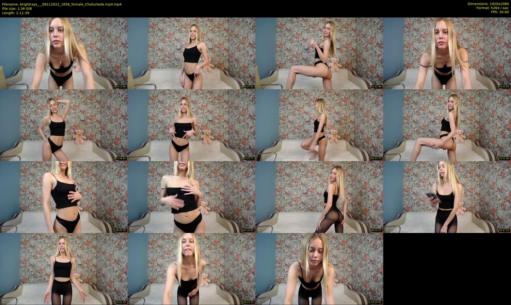 brightrays__ — 72 minute Chaturbate female cam show recording, 1080p, Nov 8, 2022