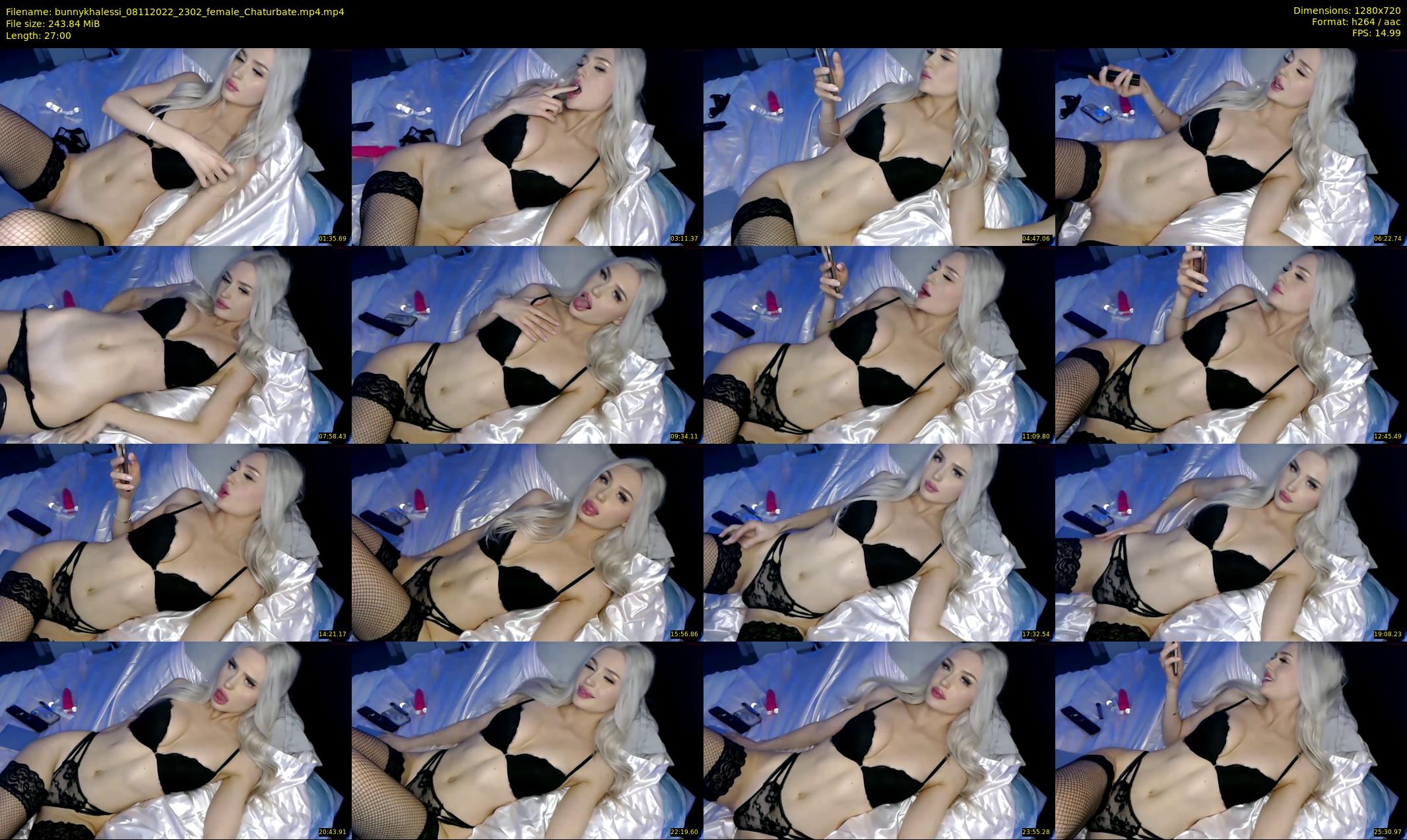 bunnykhalessi — 27 minute Chaturbate female cam show recording, 720p, Nov 8, 2022