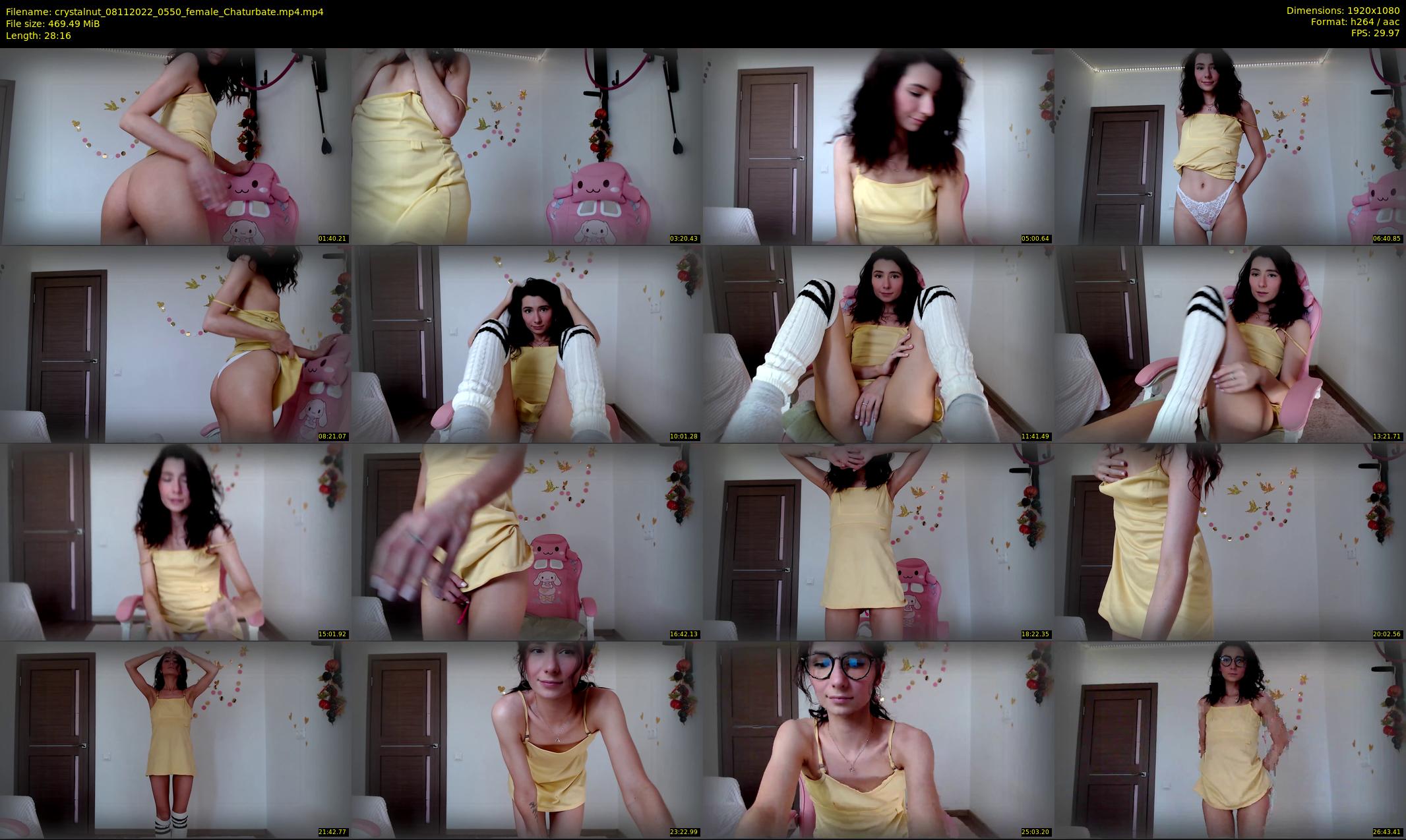 crystalnut — 29 minute Chaturbate female cam show recording, 1080p, Nov 8, 2022