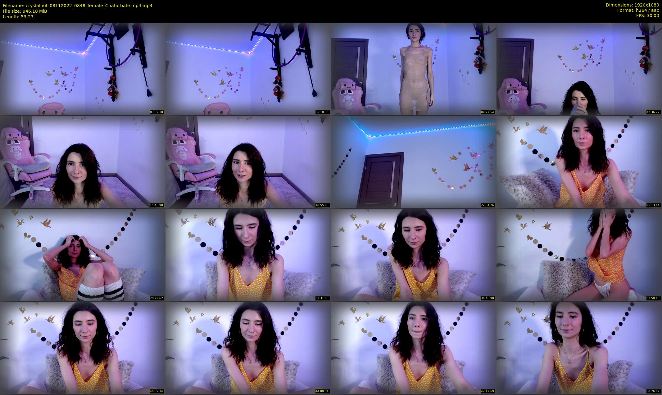 crystalnut — 54 minute Chaturbate female cam show recording, 1080p, Nov 8, 2022