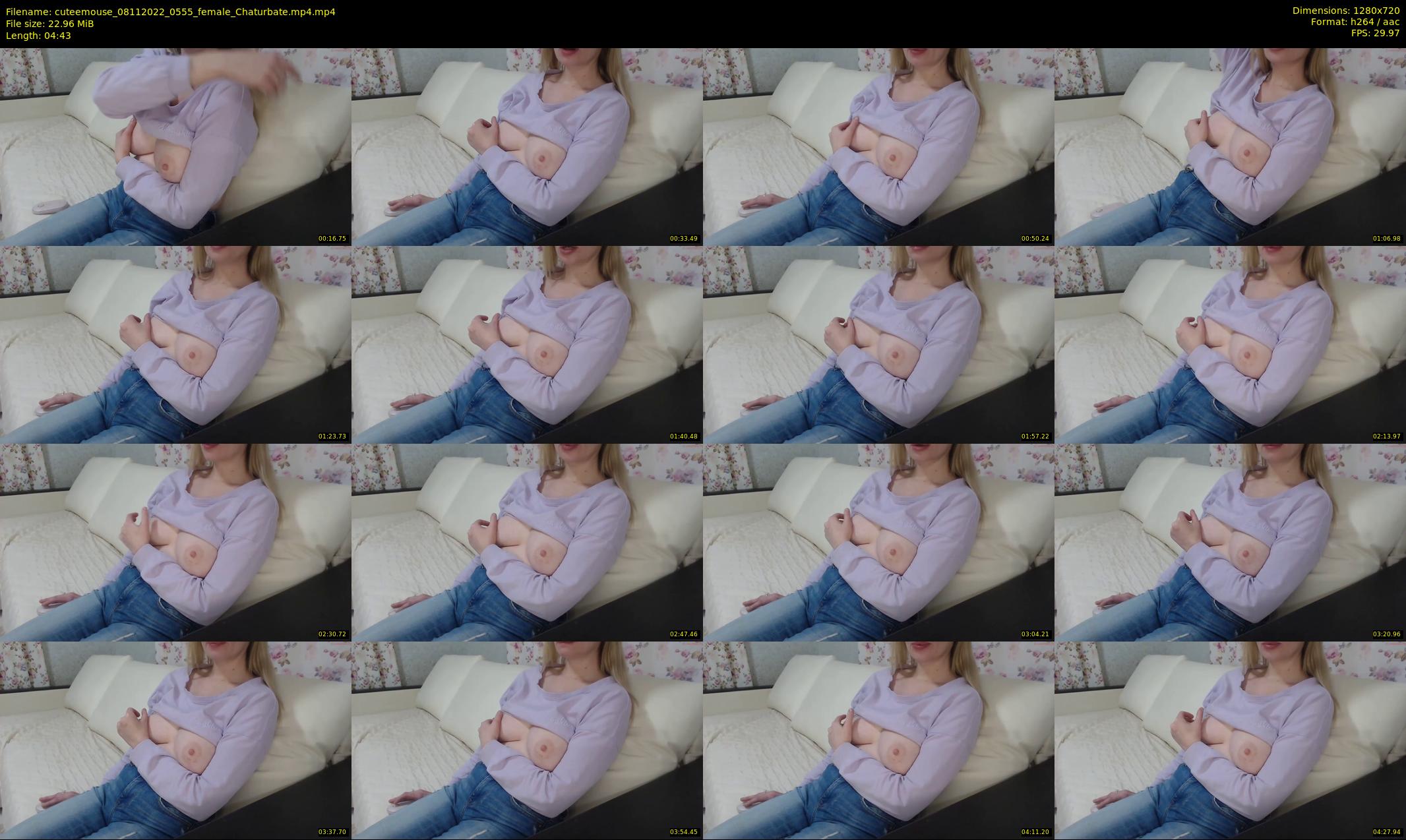 cuteemouse — 5 minute Chaturbate female cam show recording, 720p, Nov 8, 2022