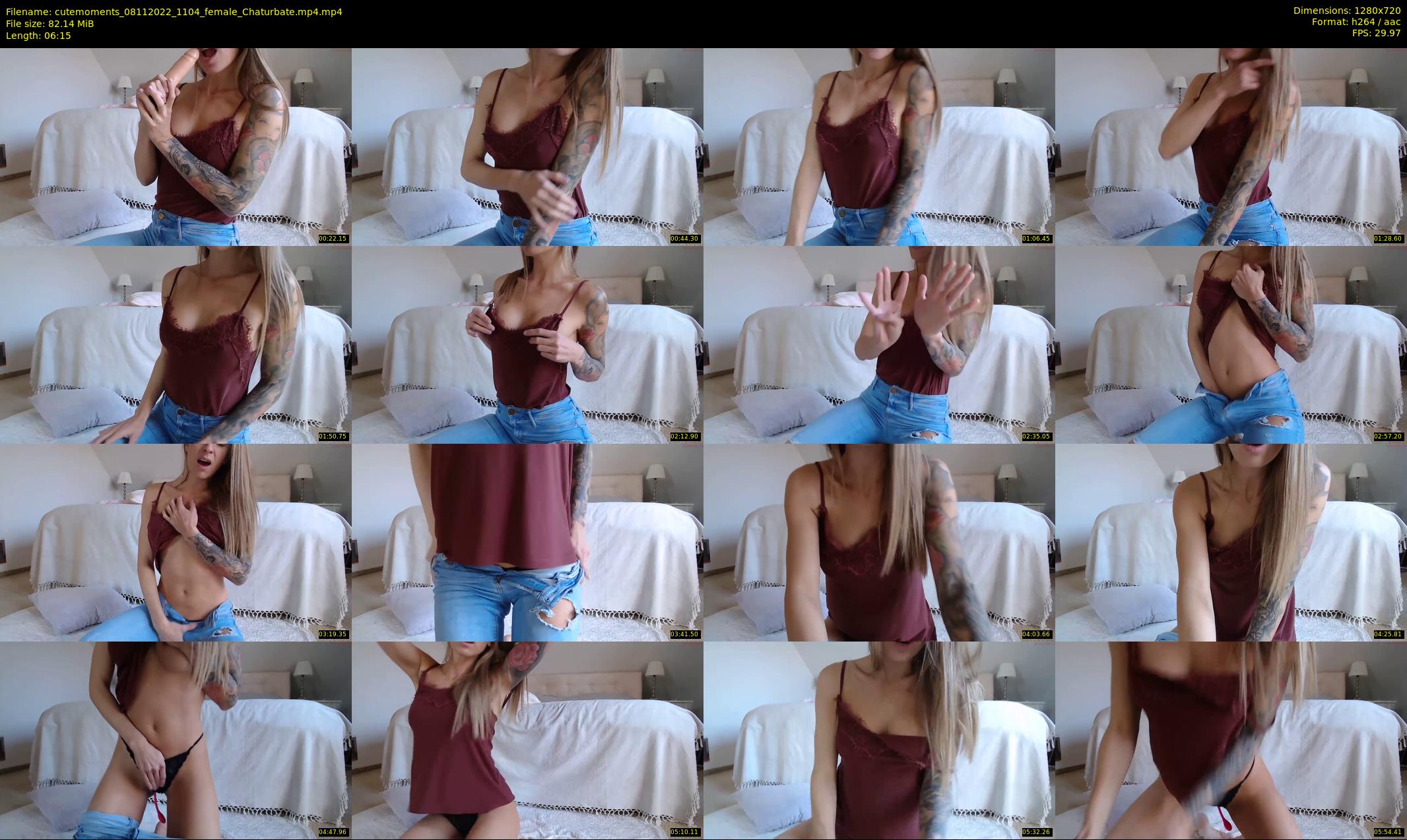 cutemoments — 7 minute Chaturbate female cam show recording, 720p, Nov 8, 2022