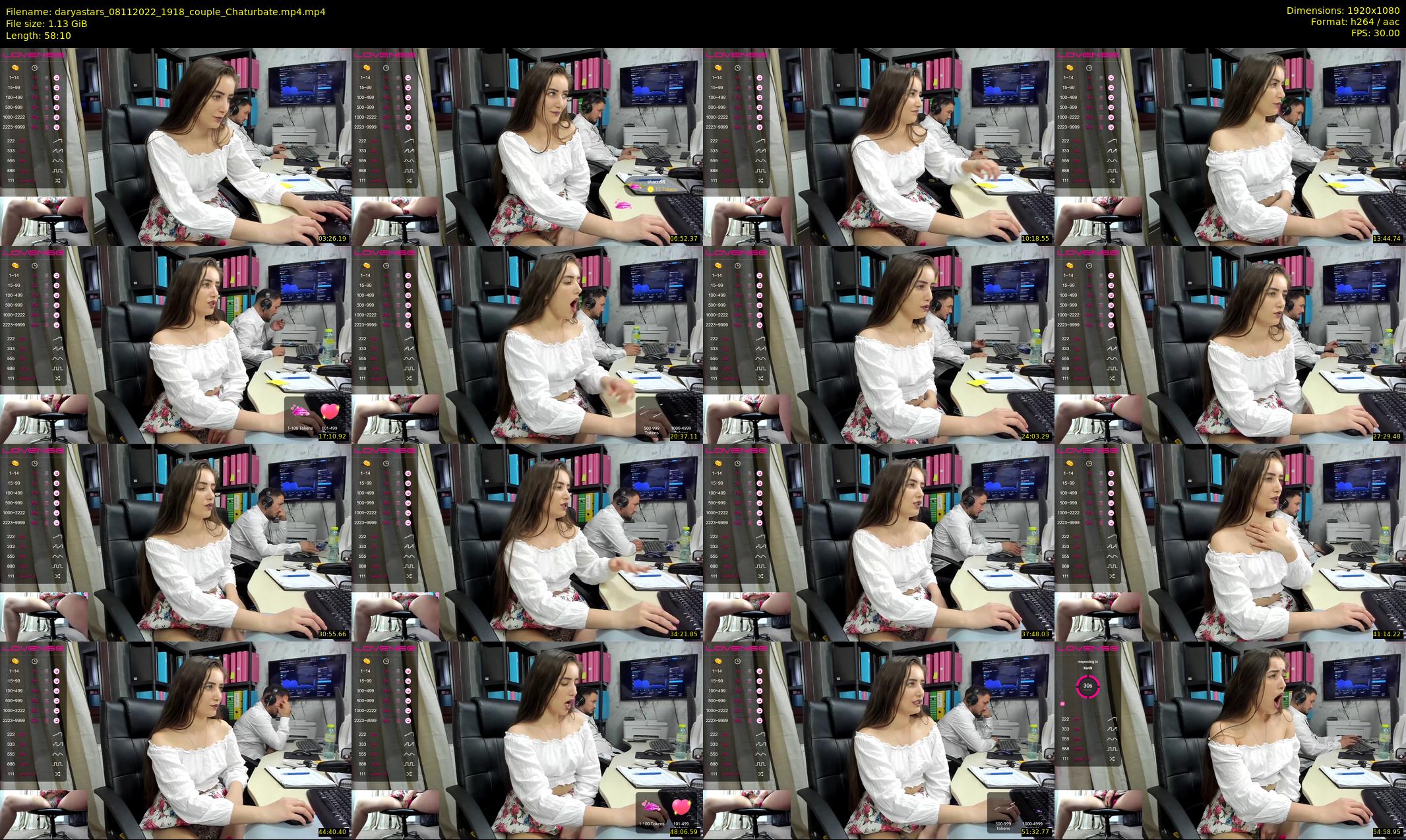 daryastars — 59 minute Chaturbate couple cam show recording, 1080p, Nov 8, 2022