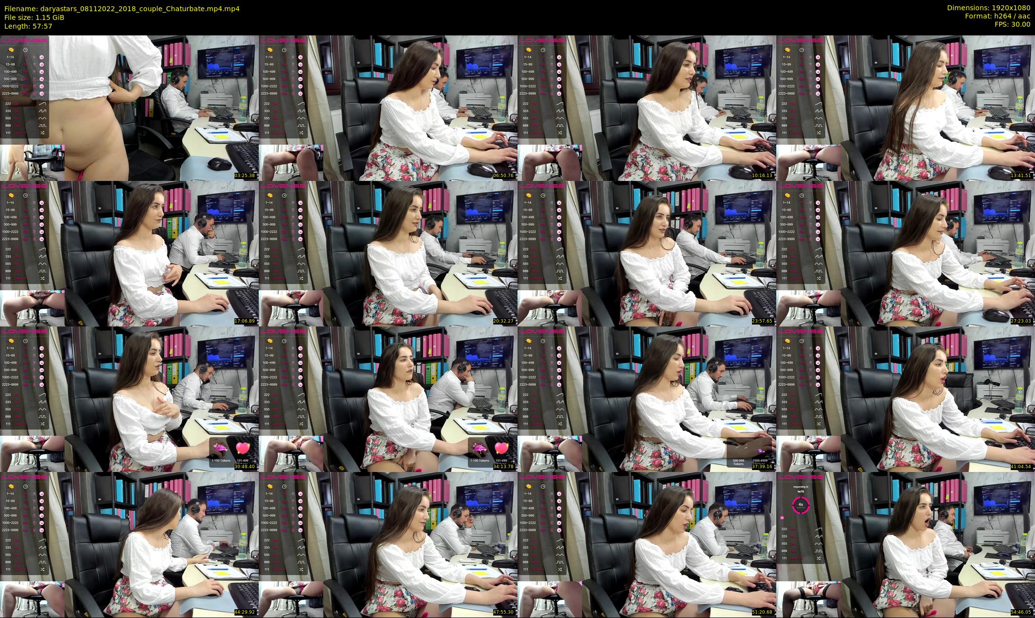 daryastars — 58 minute Chaturbate couple cam show recording, 1080p, Nov 8, 2022