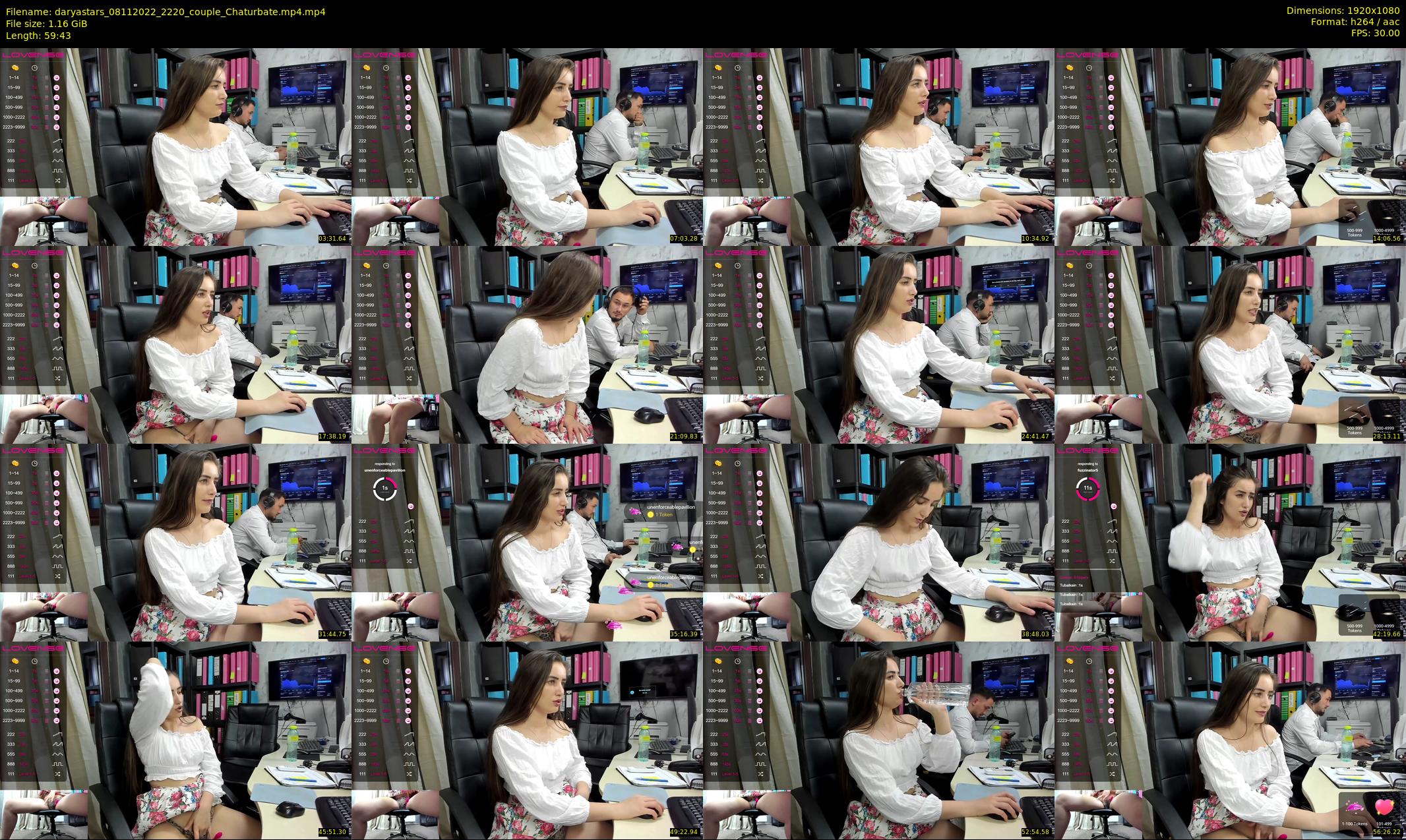 daryastars — 60 minute Chaturbate couple cam show recording, 1080p, Nov 8, 2022