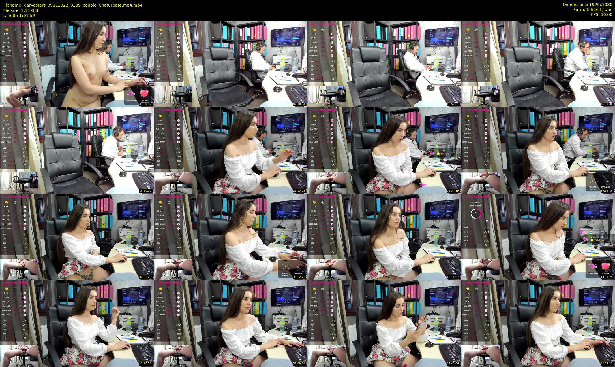 daryastars — 62 minute Chaturbate couple cam show recording, 1080p, Nov 9, 2022