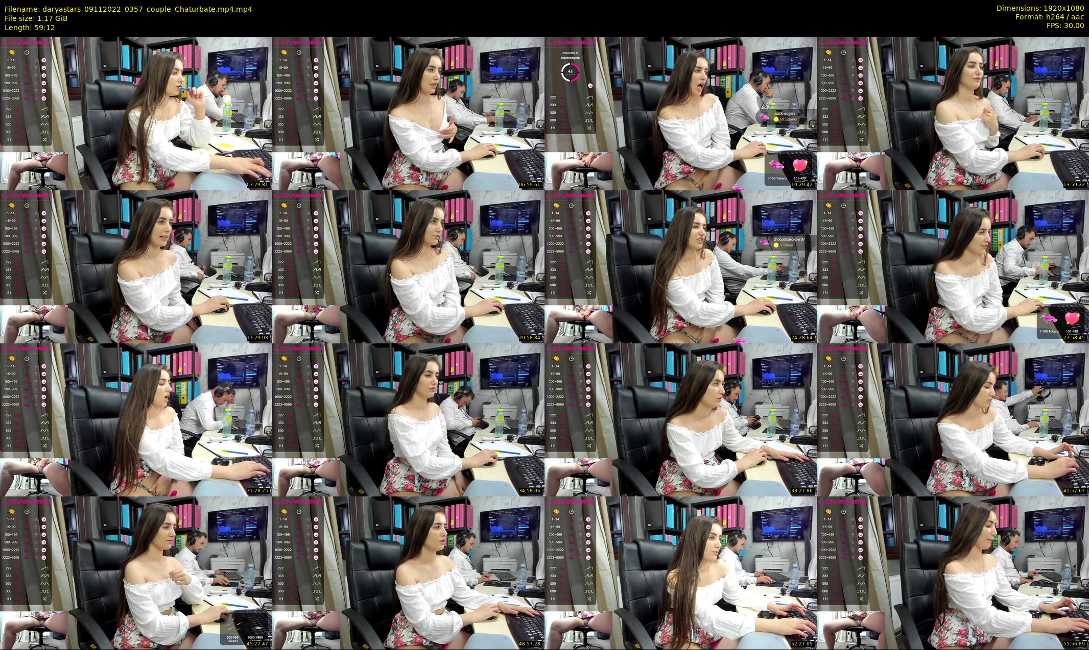 daryastars — 60 minute Chaturbate couple cam show recording, 1080p, Nov 9, 2022