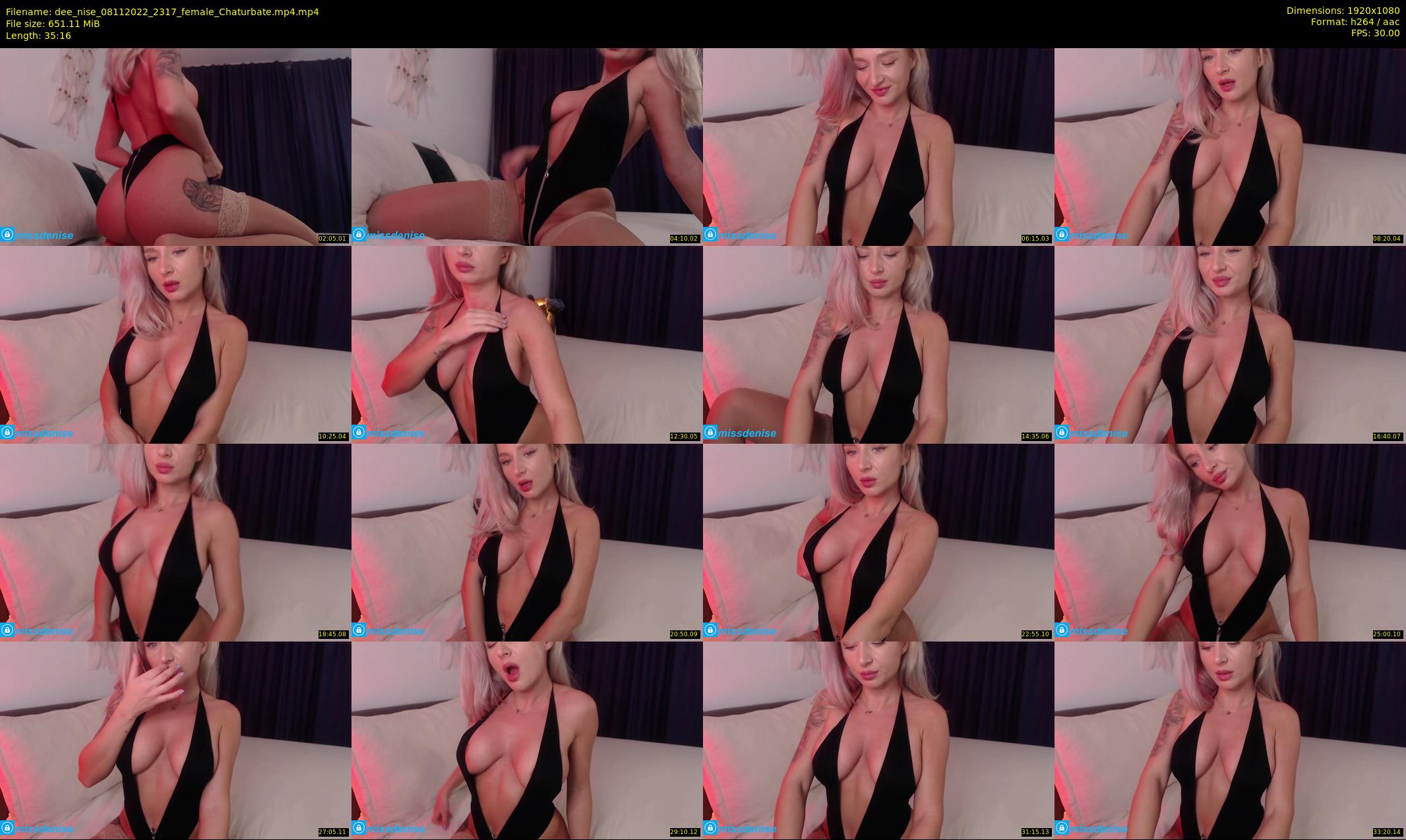 dee_nise — 36 minute Chaturbate female cam show recording, 1080p, Nov 8, 2022