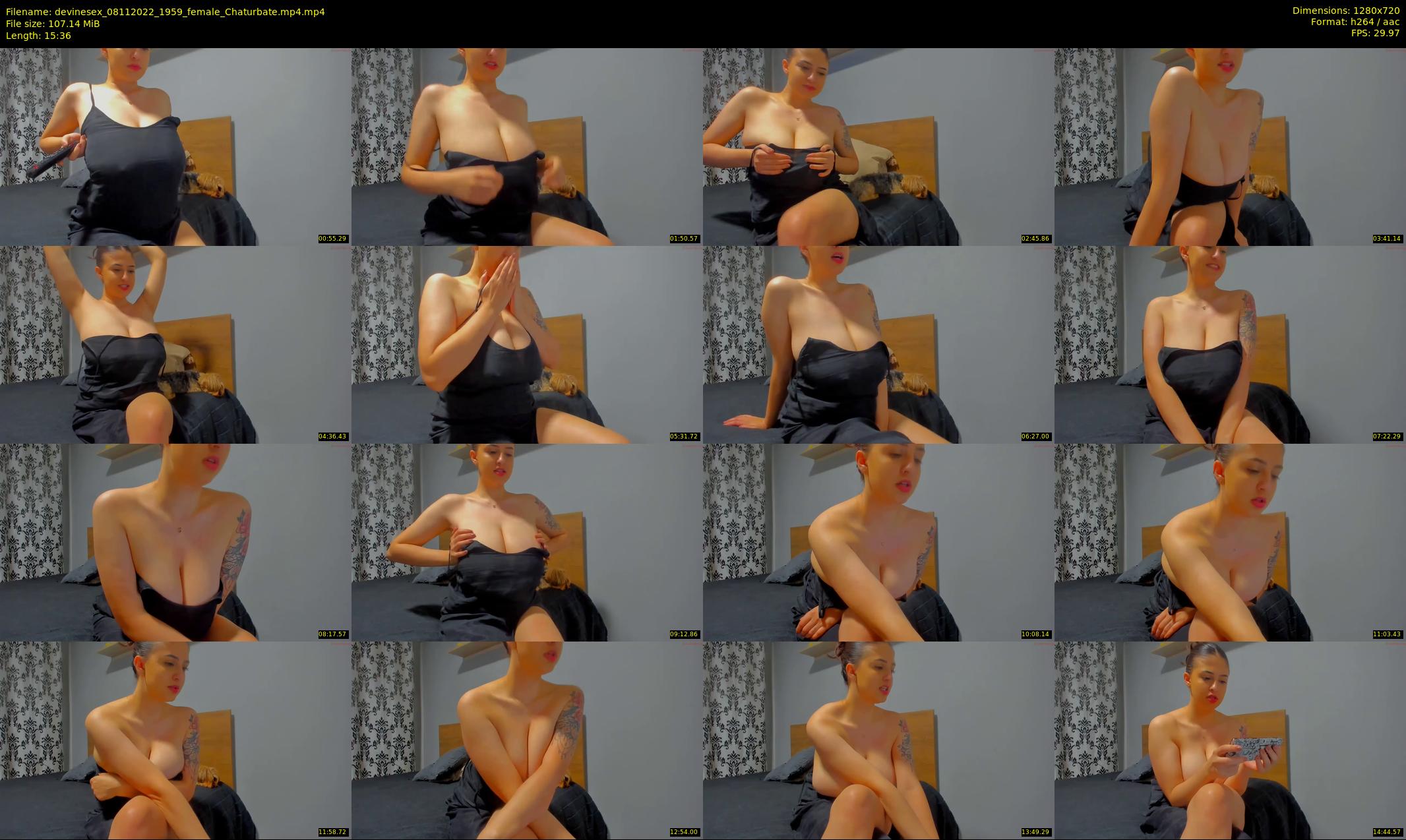 devinesex — 16 minute Chaturbate female cam show recording, 720p, Nov 8, 2022