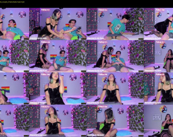 dianayleo — 56 minute Chaturbate couple cam show recording, 1080p, Nov 8, 2022