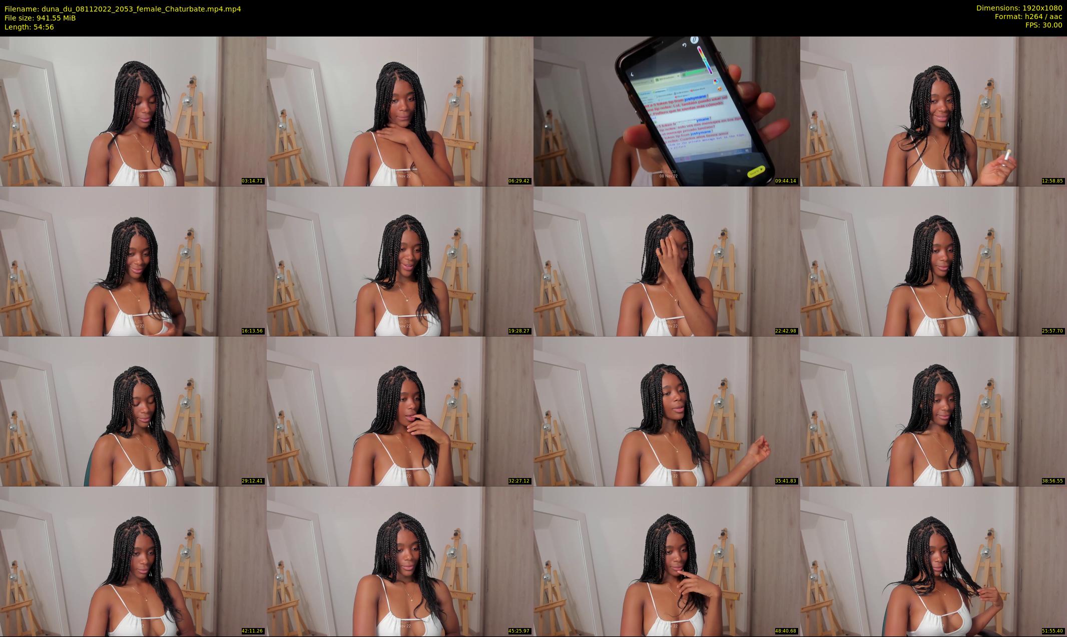 duna_du — 55 minute Chaturbate female cam show recording, 1080p, Nov 8, 2022