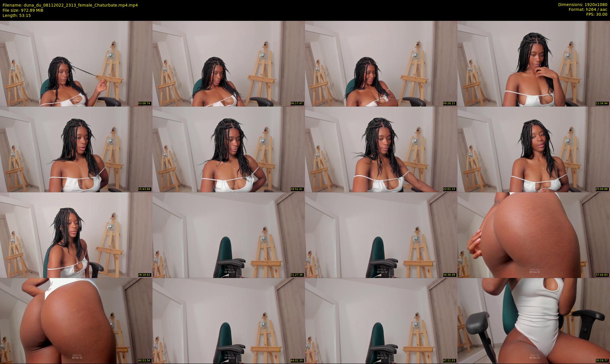 duna_du — 54 minute Chaturbate female cam show recording, 1080p, Nov 8, 2022