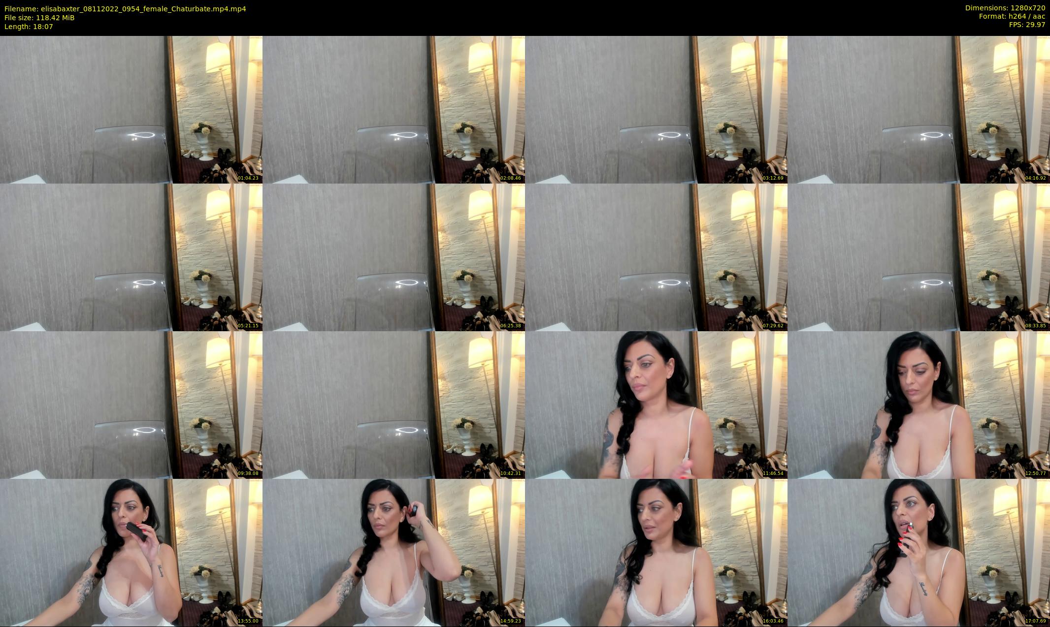 elisabaxter — 19 minute Chaturbate female cam show recording, 720p, Nov 8, 2022